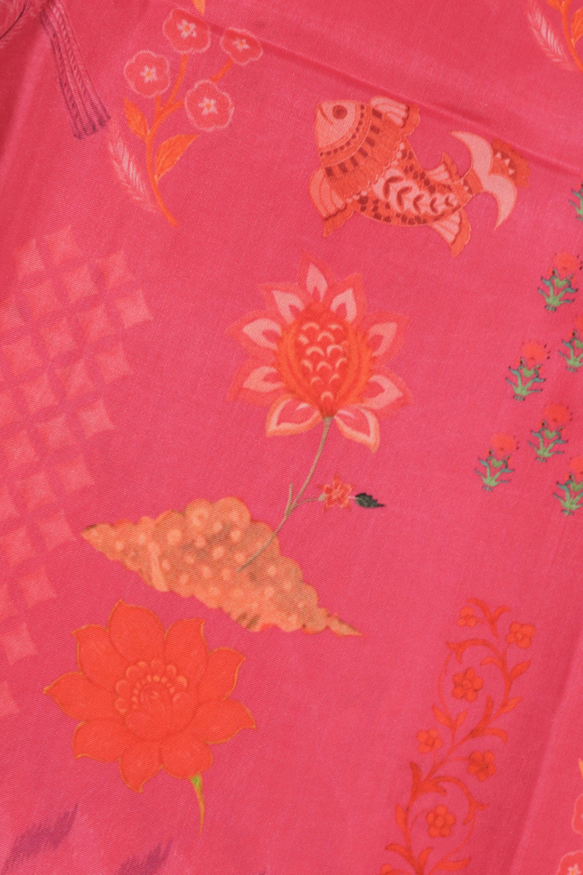 Pink Patola Silk Saree