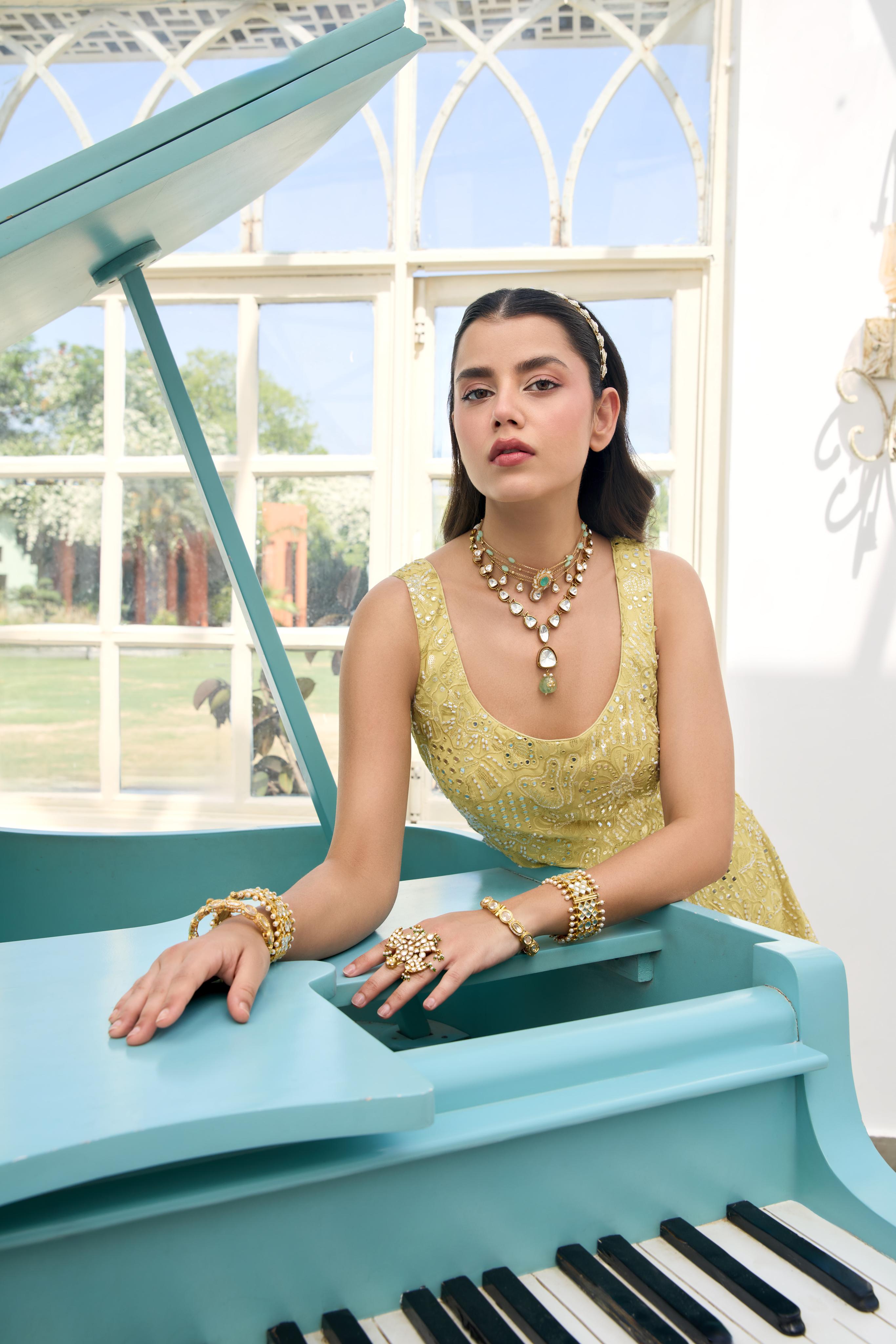 Sunshine Yellow Palazzo Set