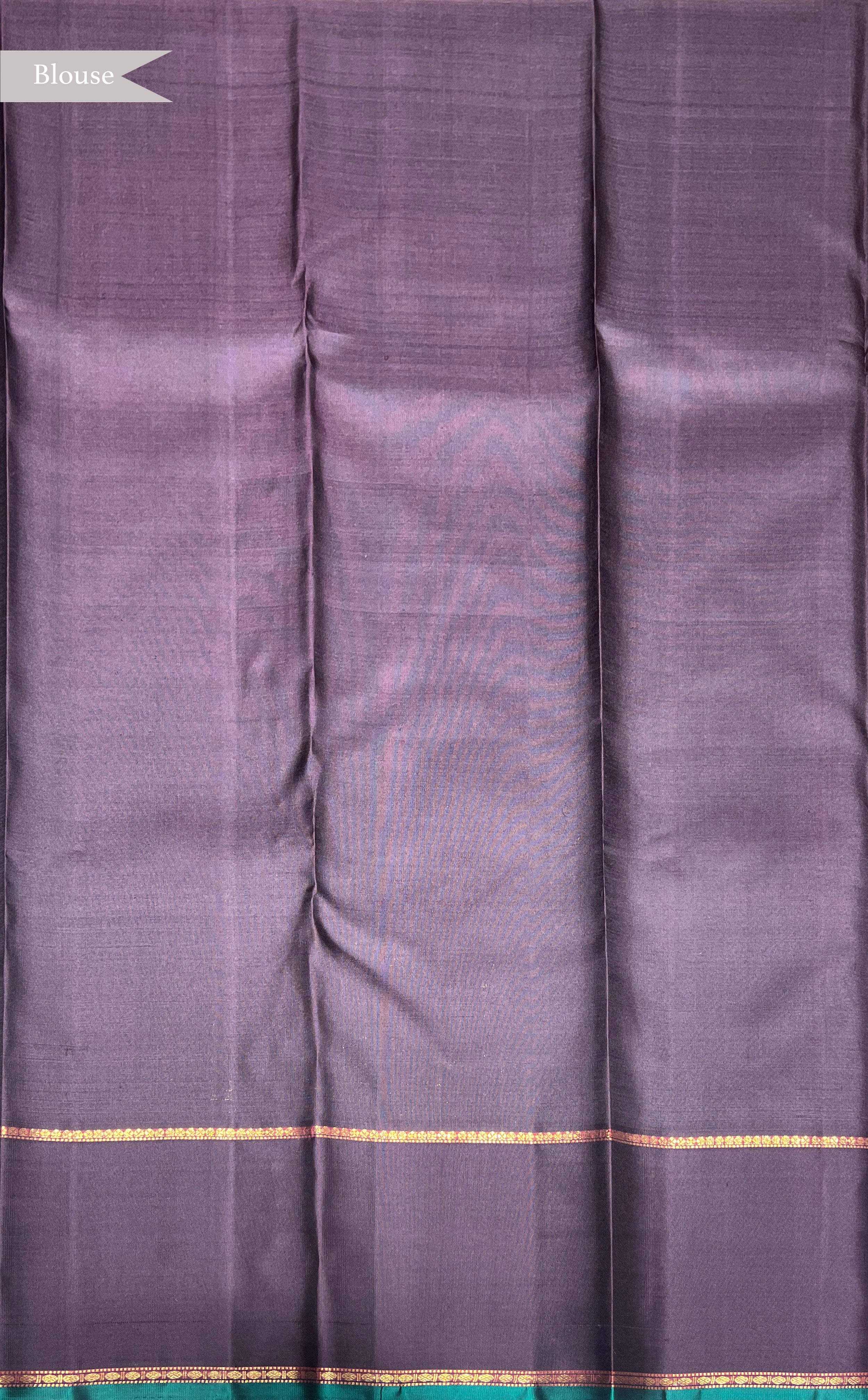 Mustard and Purple Kanchivaram Silk Saree - Mokshaa