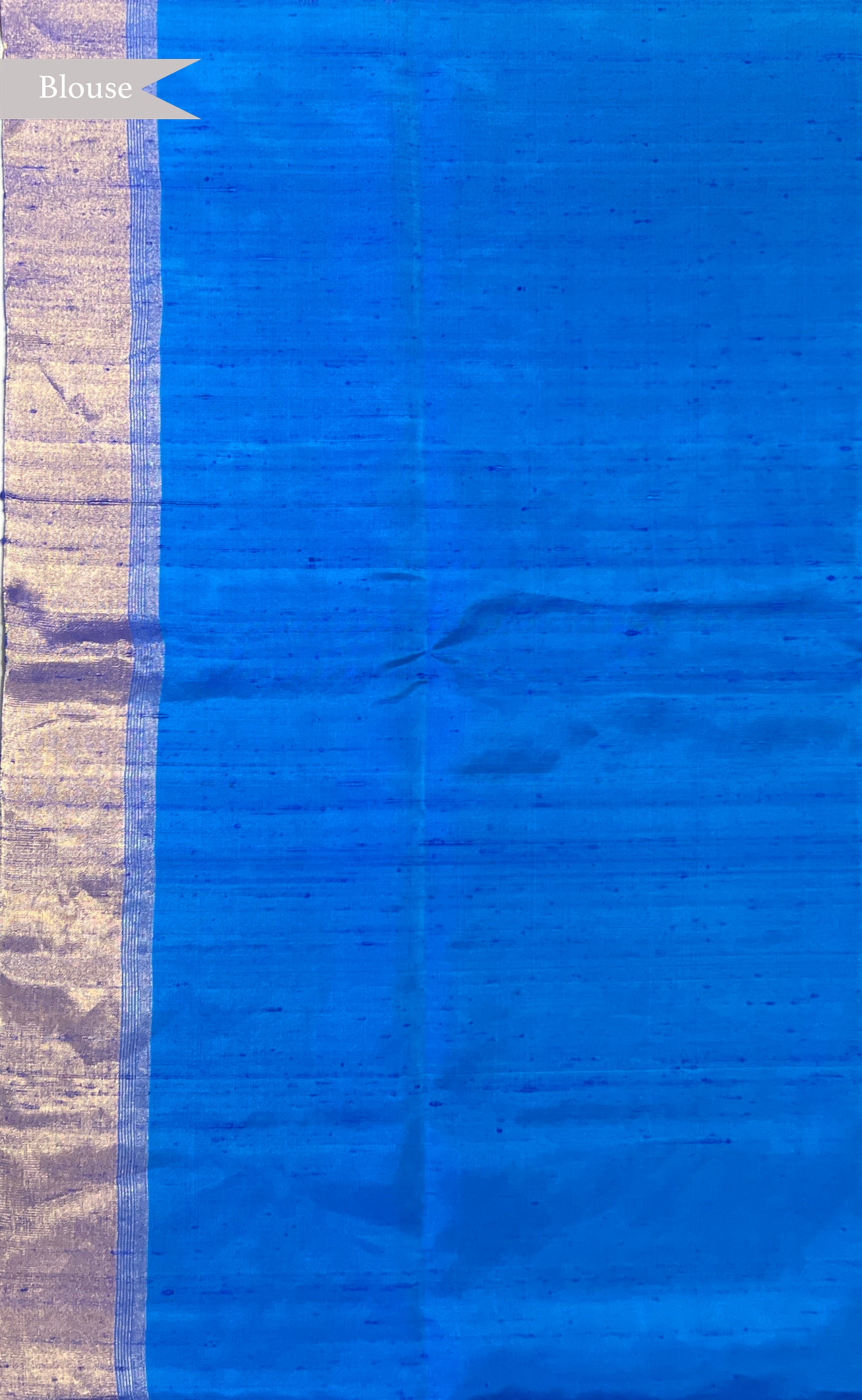Royal Blue Soft Silk Saree with Circular Zari Butta & Elegant Zari Border
