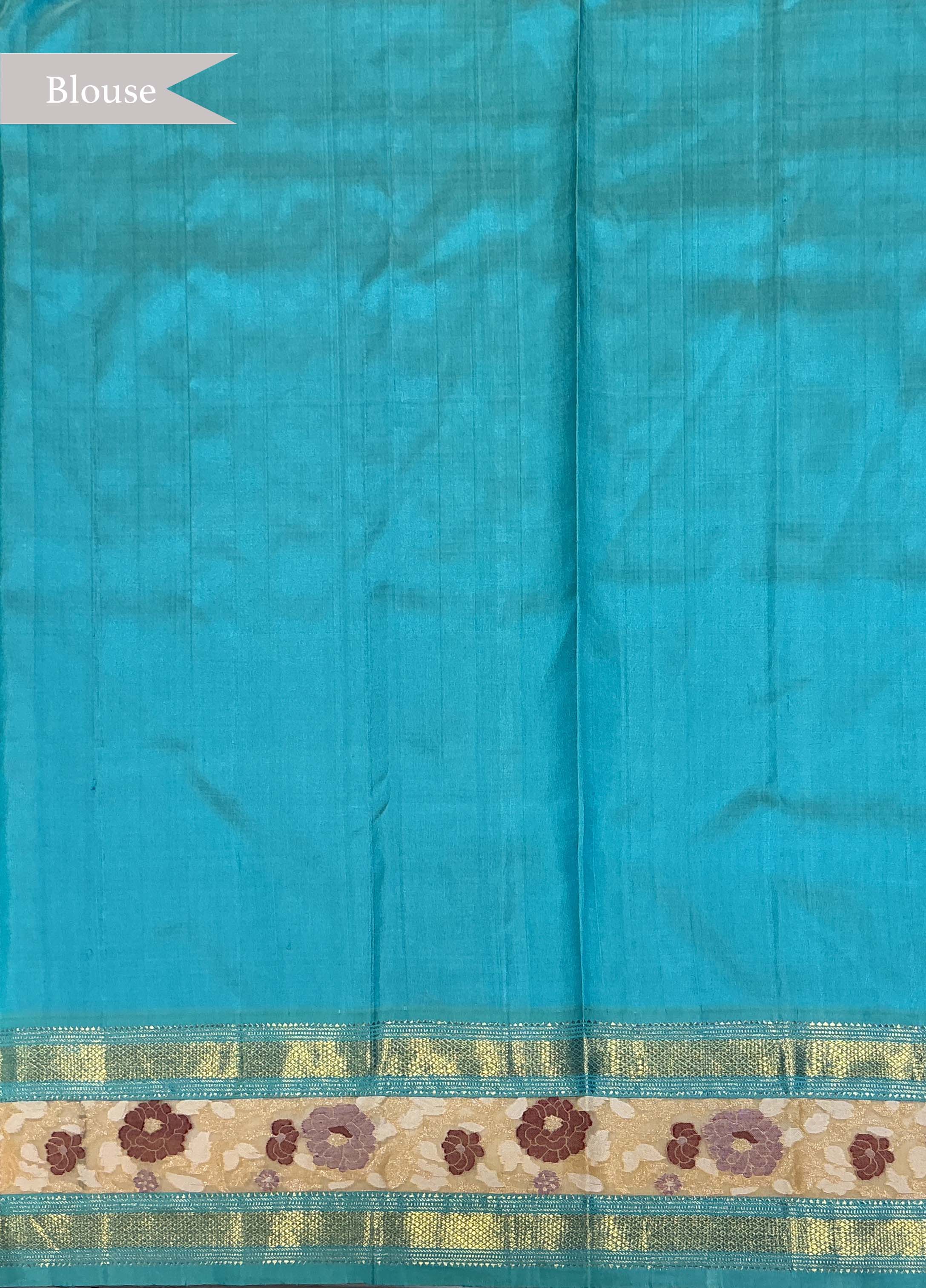 Yellow Kanchivaram Silk Fusion Saree