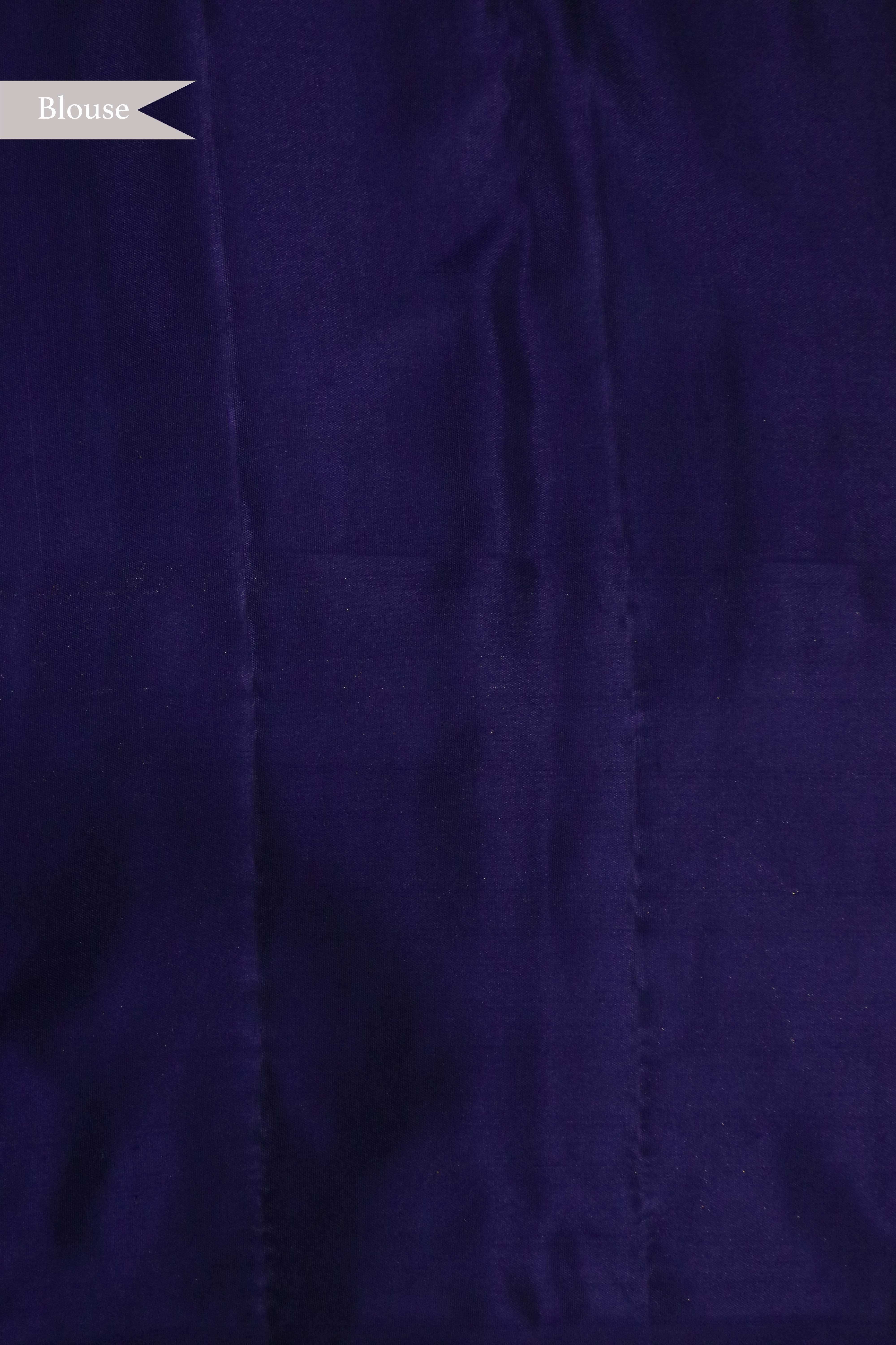Royal Blue Kanchipuram Silk Saree