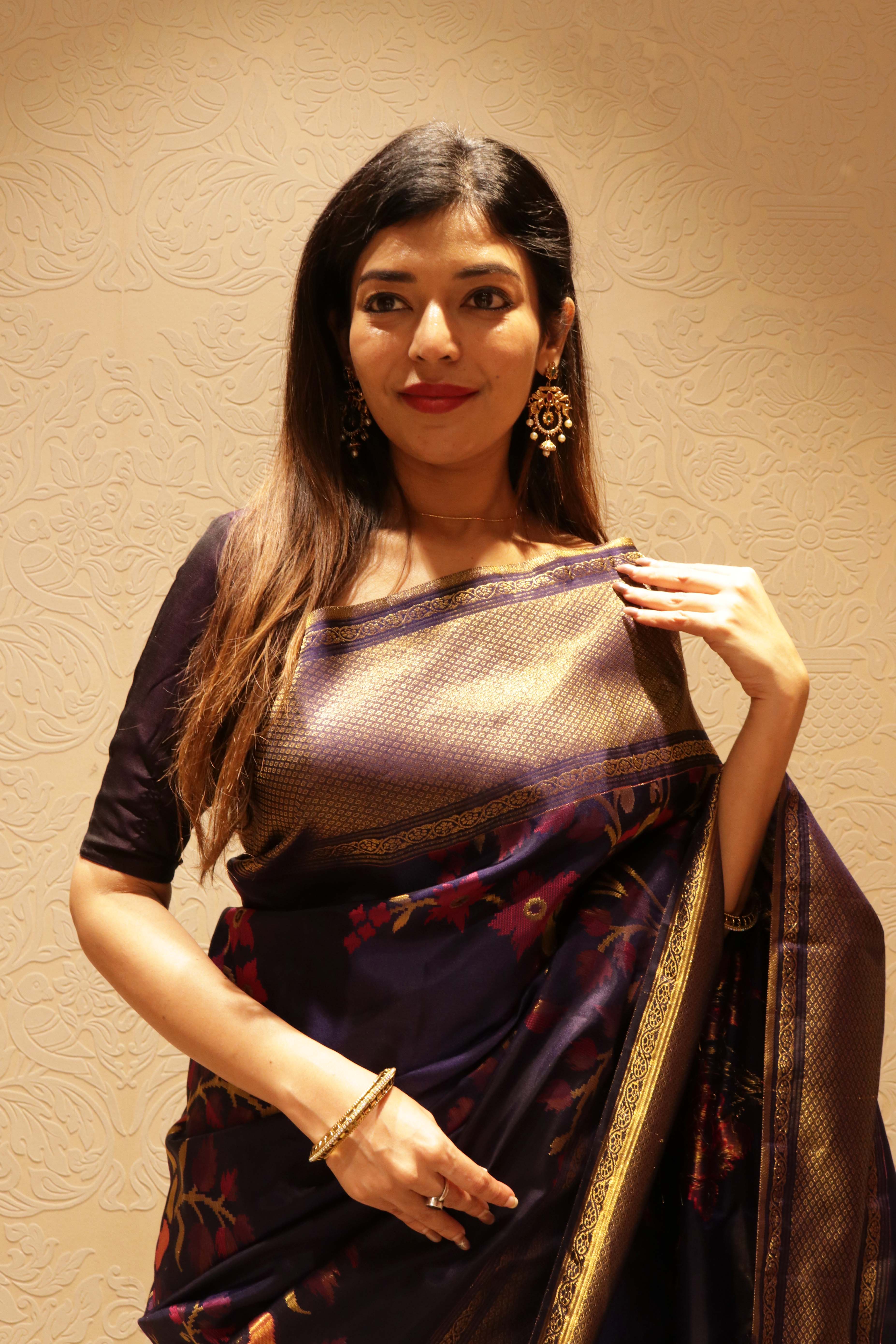 Royal Blue Kanchipuram Silk Saree