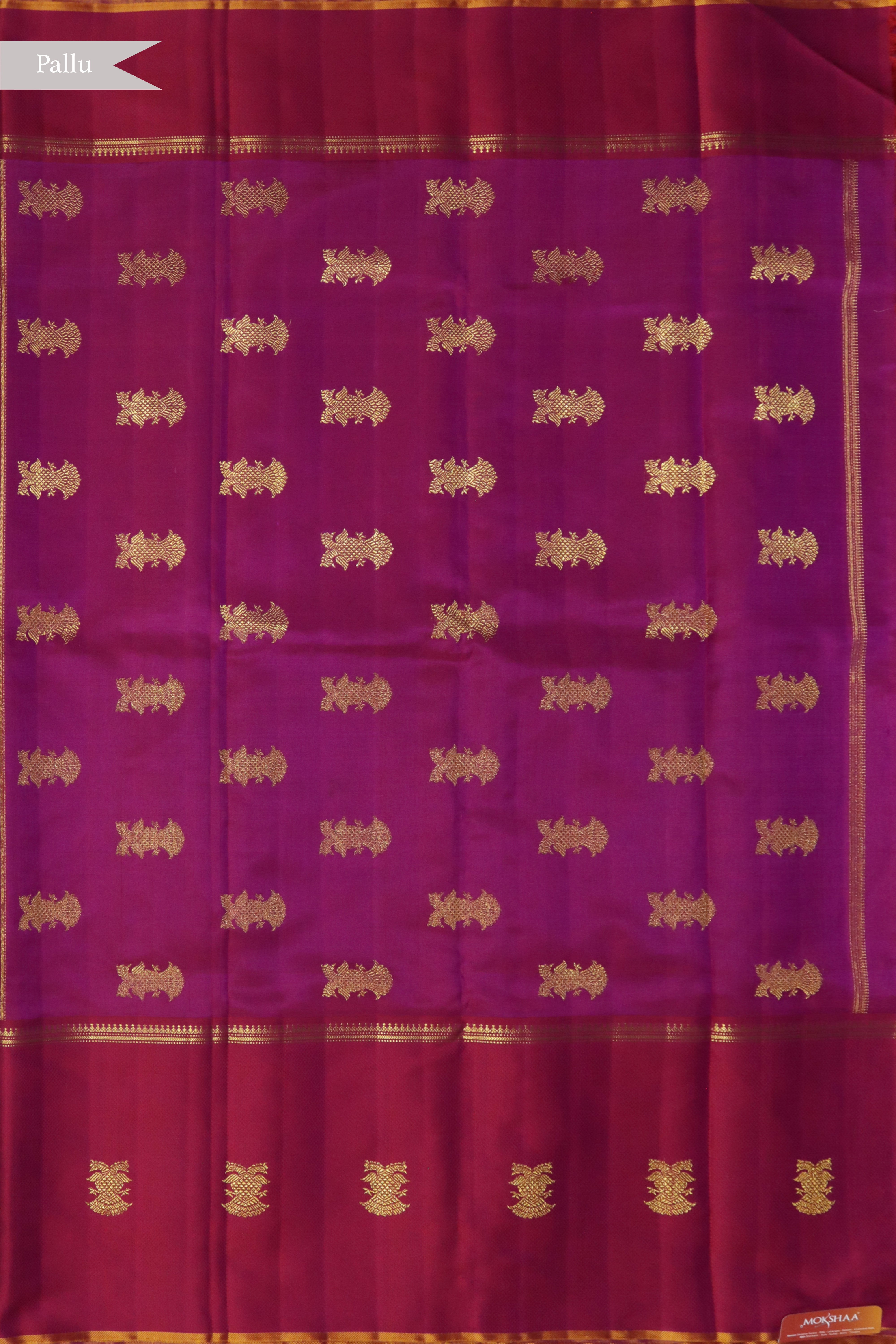 Off White Kanchivaram Silk Vairaoosi Weaving Pink Border and Zari Motifs