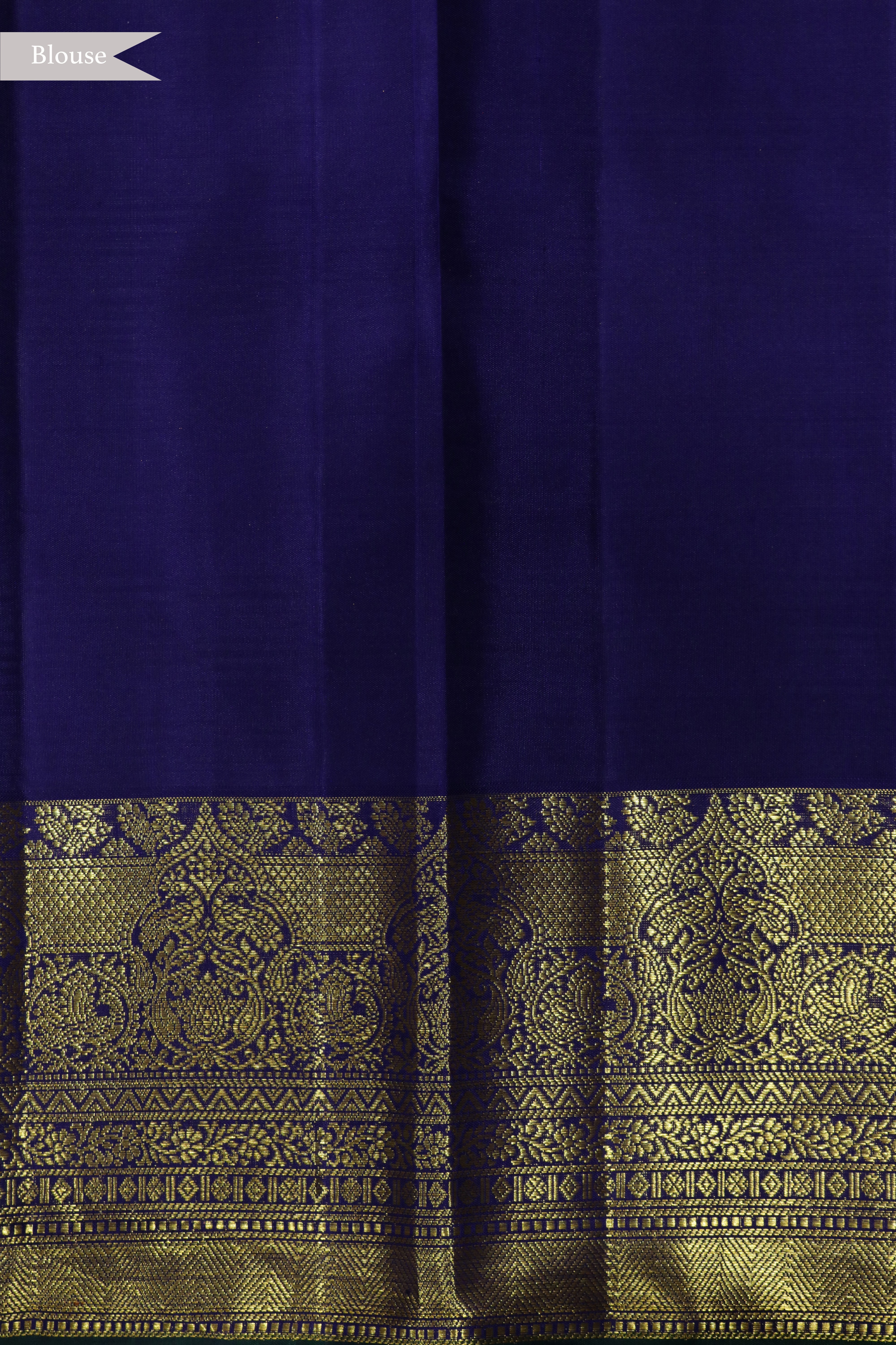 Mango Yellow Kanchivaram Silk Saree with Self Checks, Zari Motifs and Contrast Border