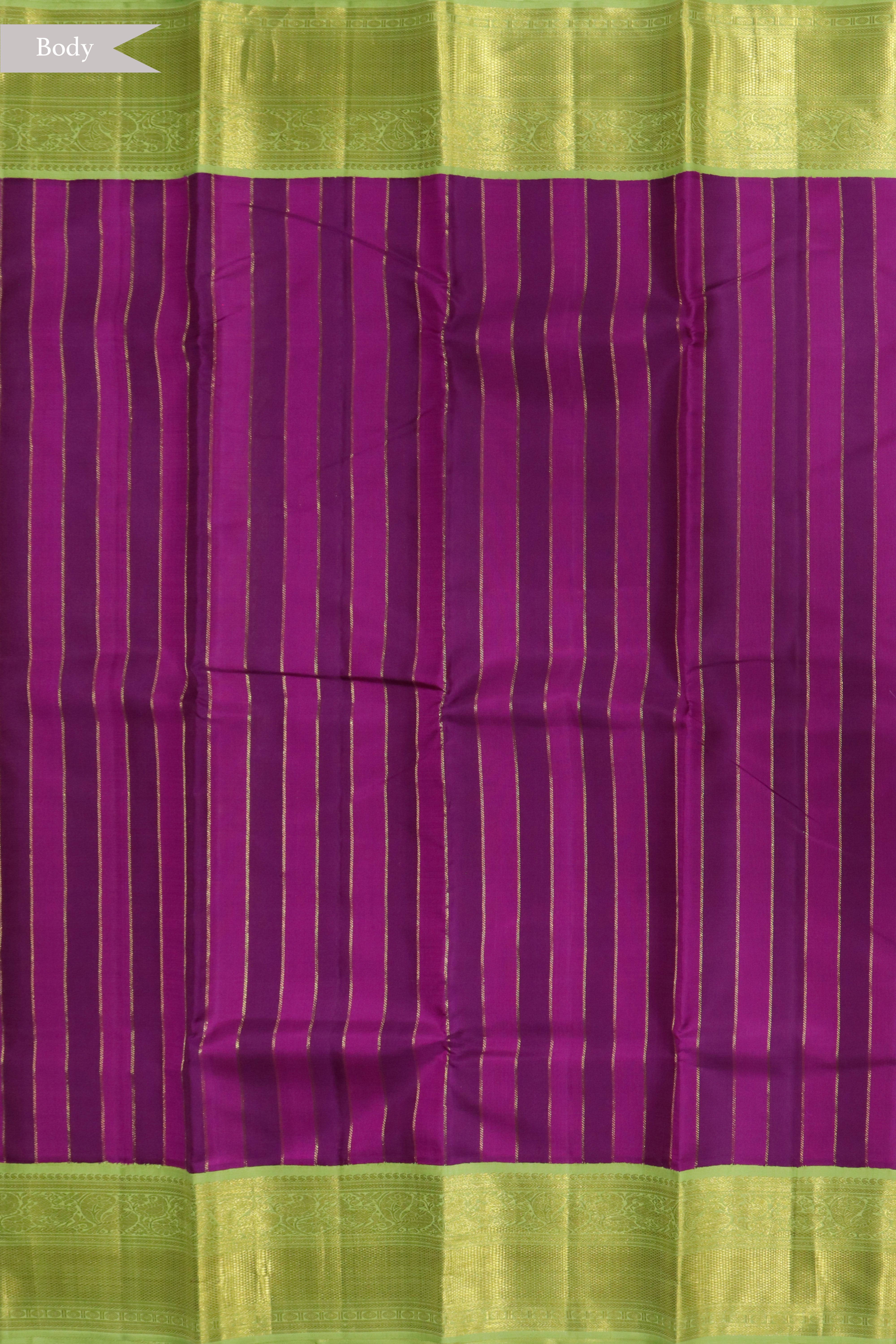 Deep Magenta Kanchivaram Silk Saree