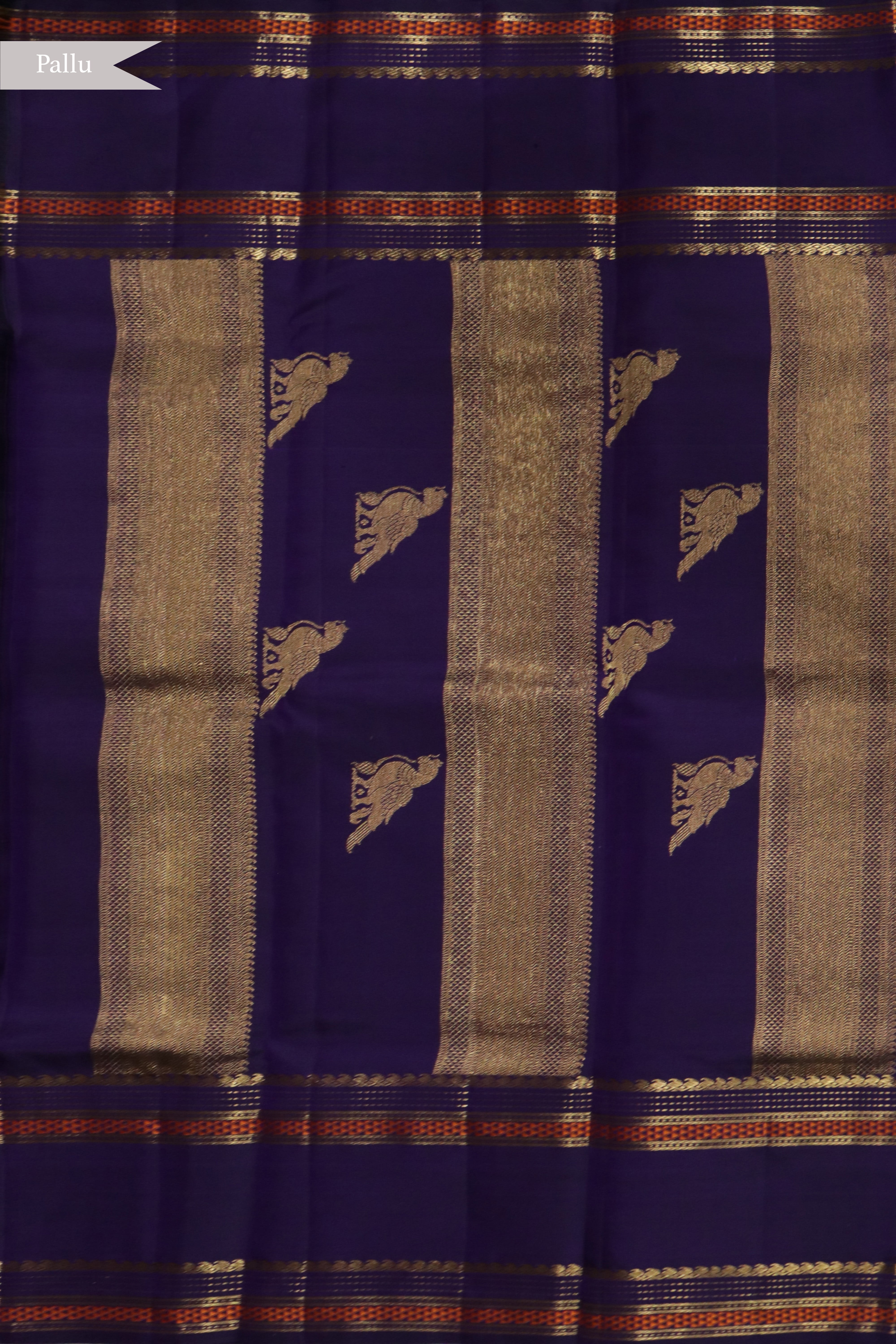 Royal Purple Kanchivaram Silk Saree