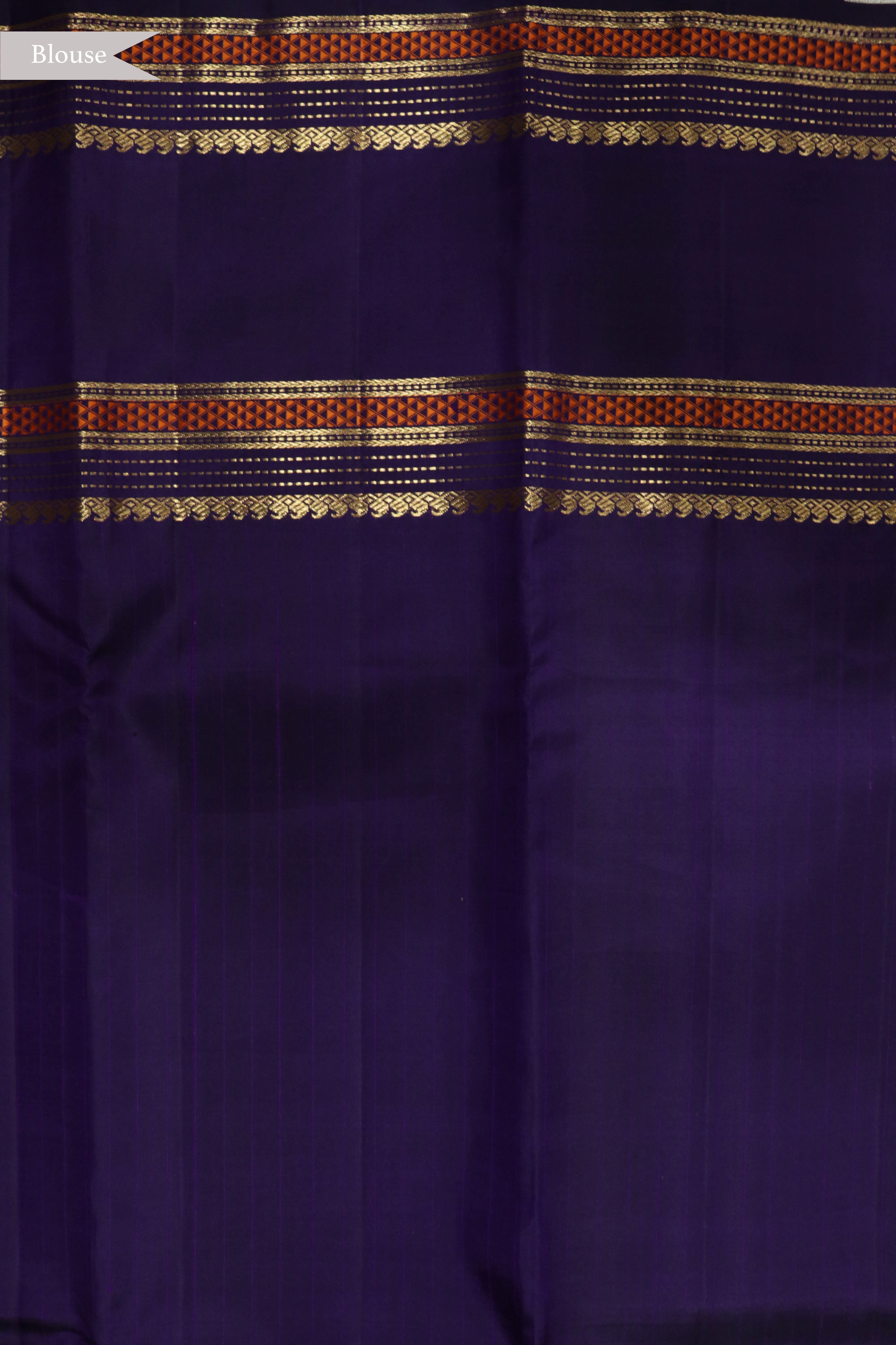 Royal Purple Kanchivaram Silk Saree