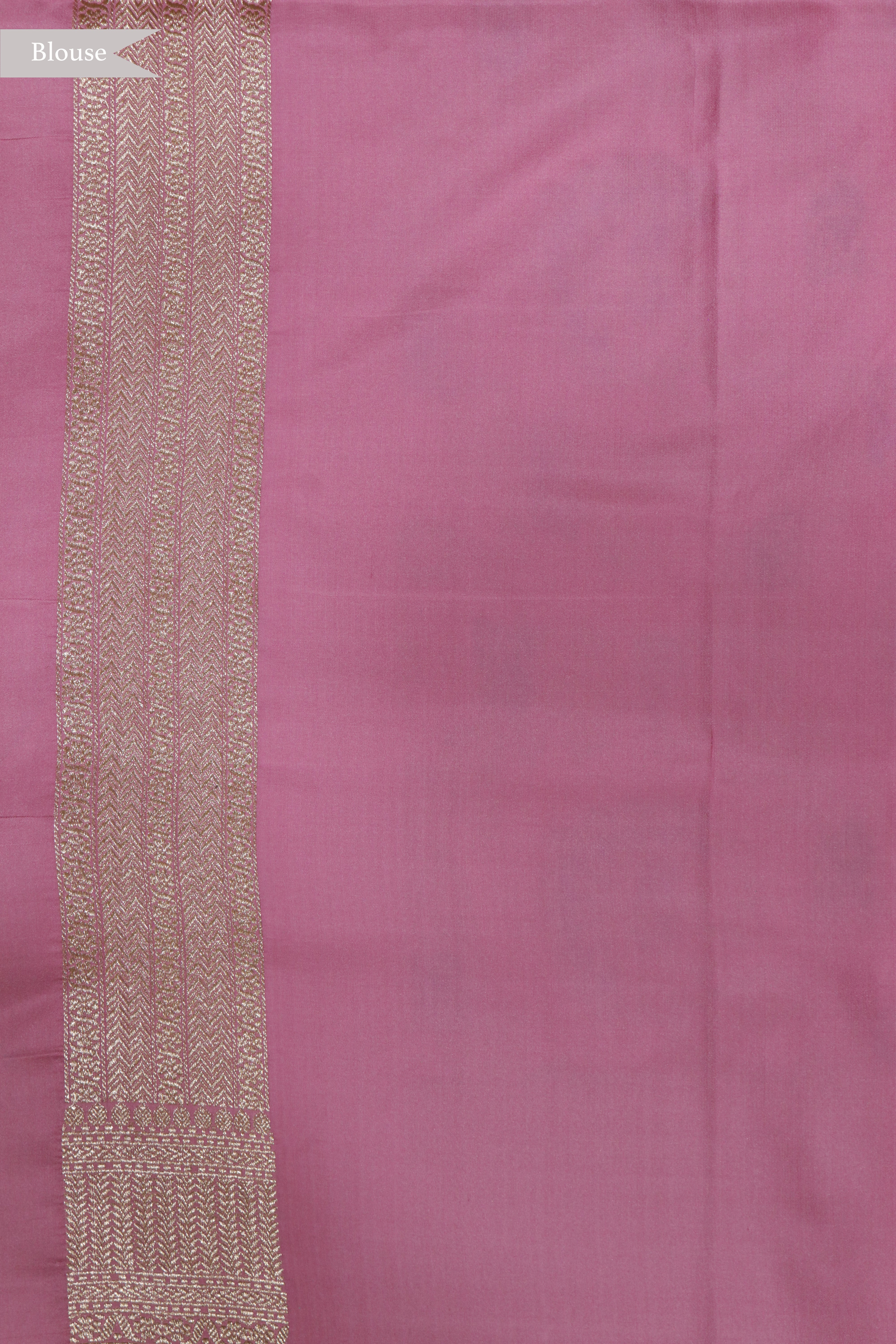 Light Pink Banarasi Silk Saree with Meenakari Jaal