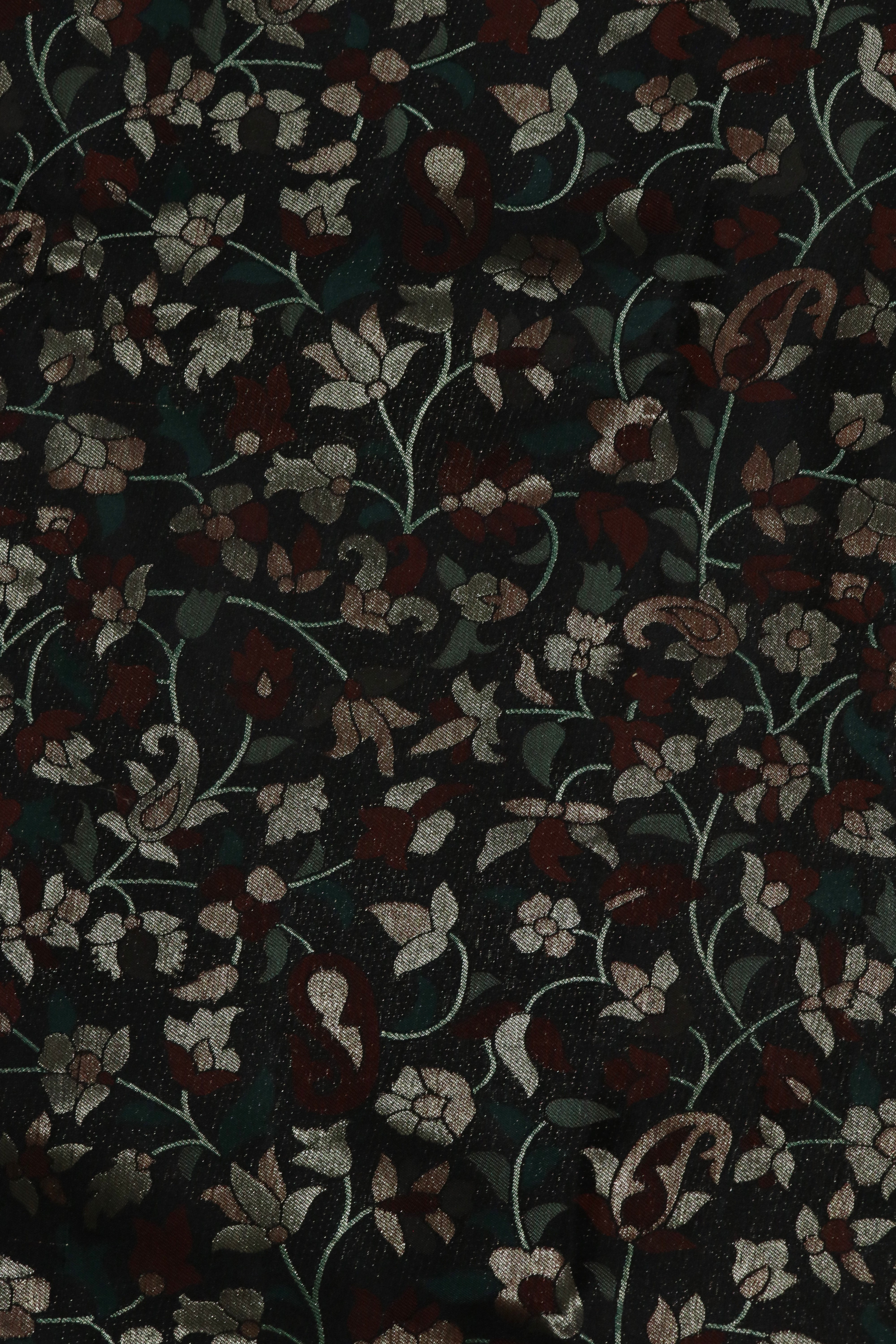 Black Kanchivaram Silk Saree