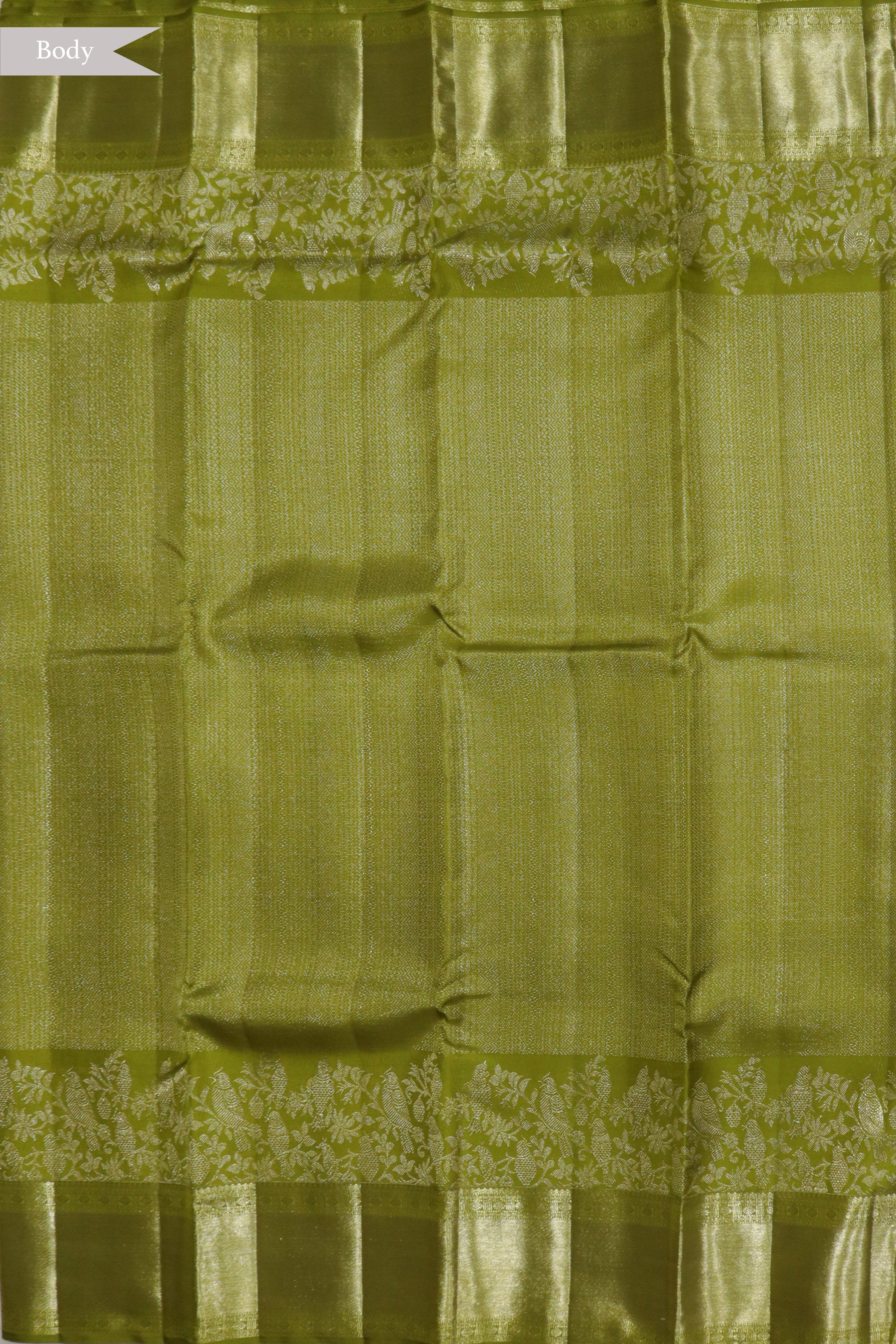 Mehendi Green Kanchivaram Silk Saree