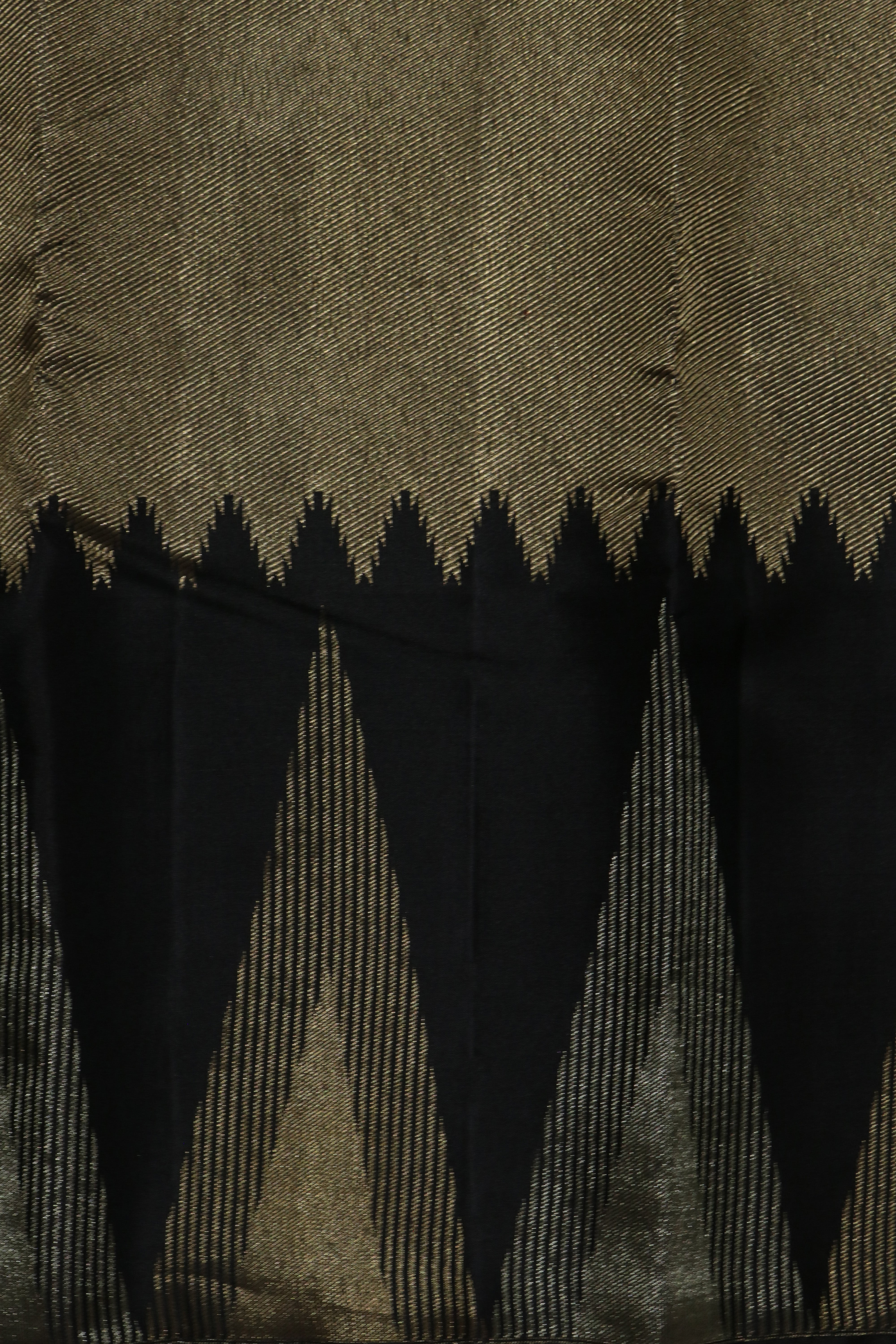 Black Kanchivaram Silk Saree
