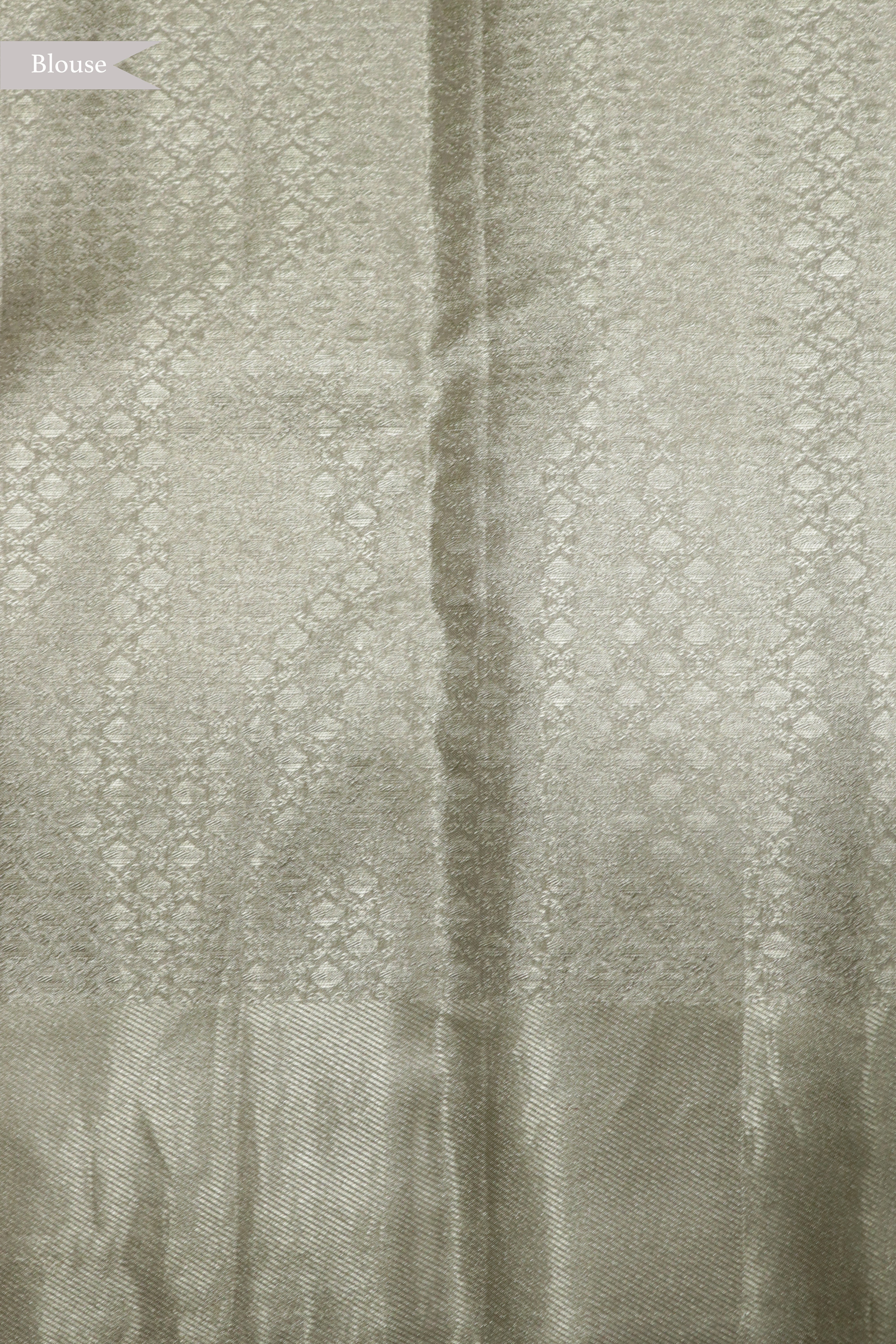 Silver Kanchivaram Tissue Silk Saree