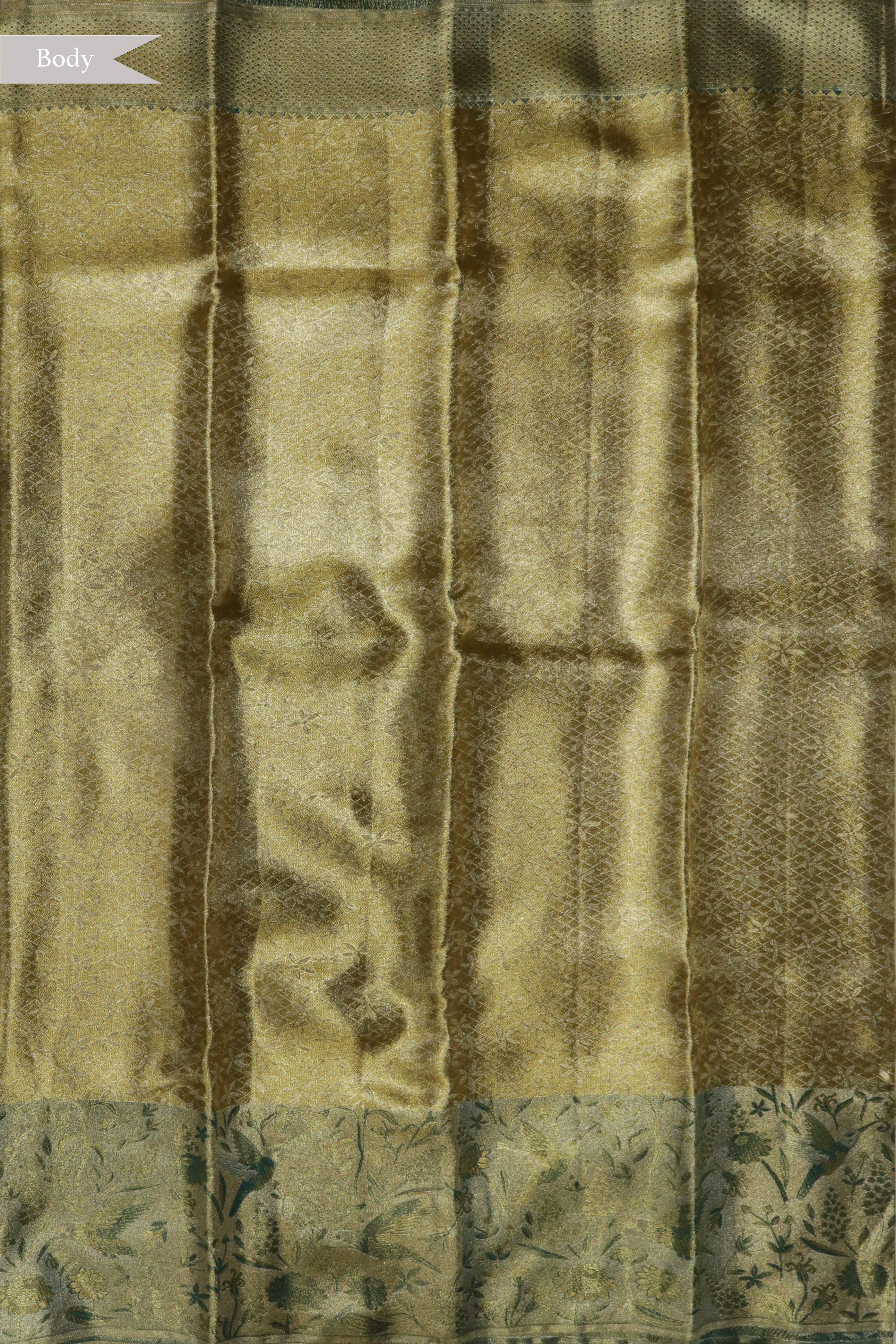 Gold Tissue Kanchivaram Silk Saree