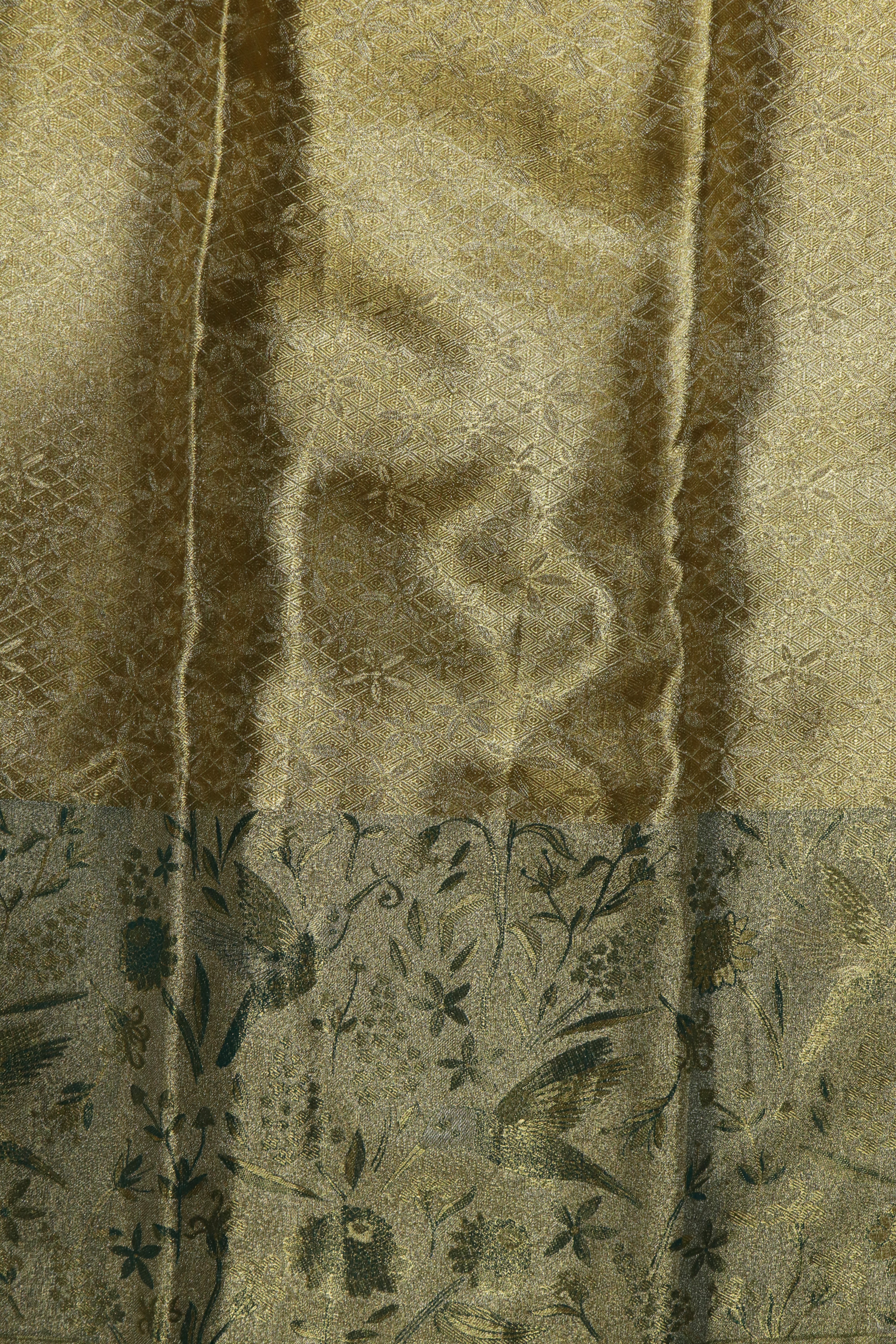 Gold Tissue Kanchivaram Silk Saree