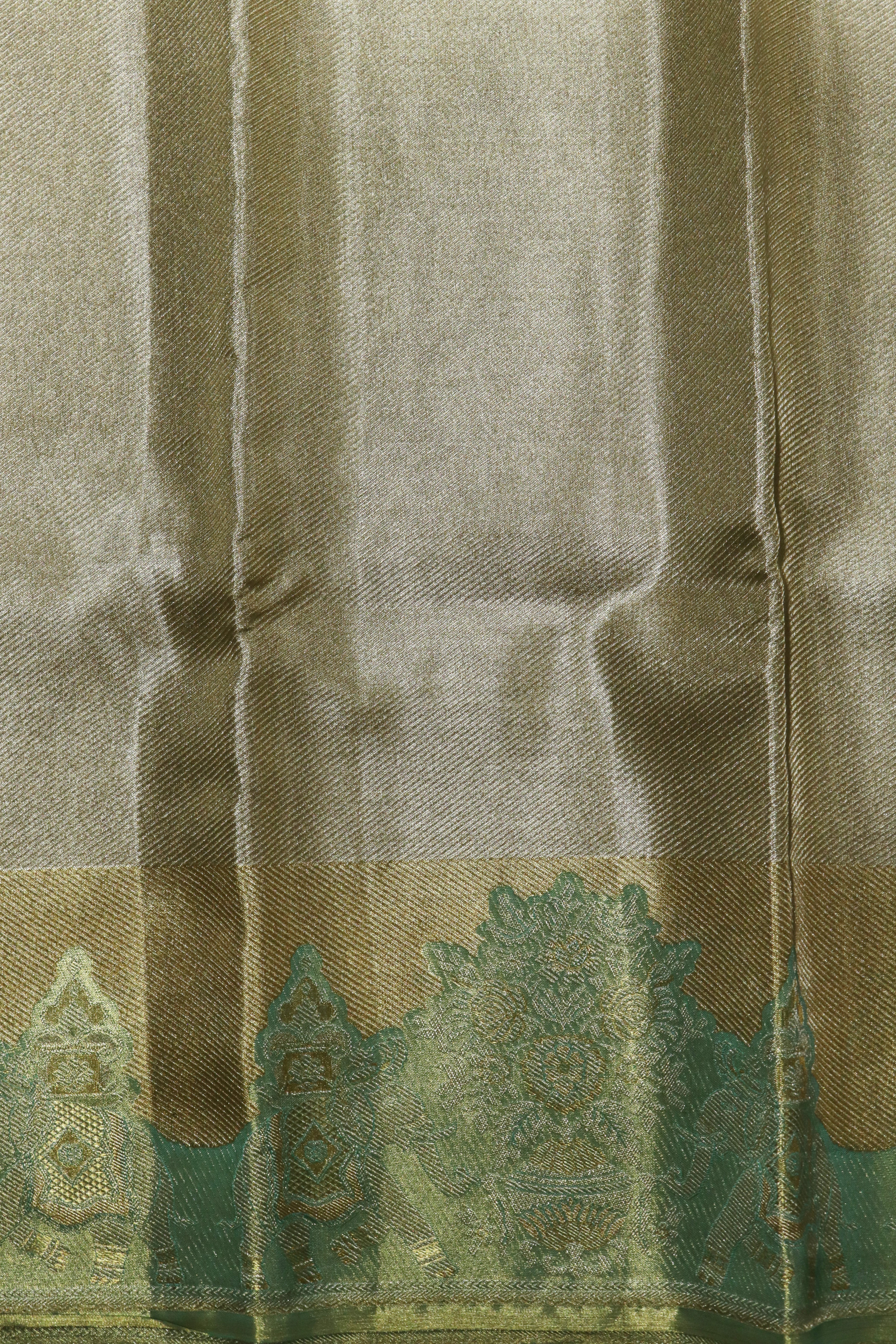Silver Tissue Kanchivaram Silk Saree