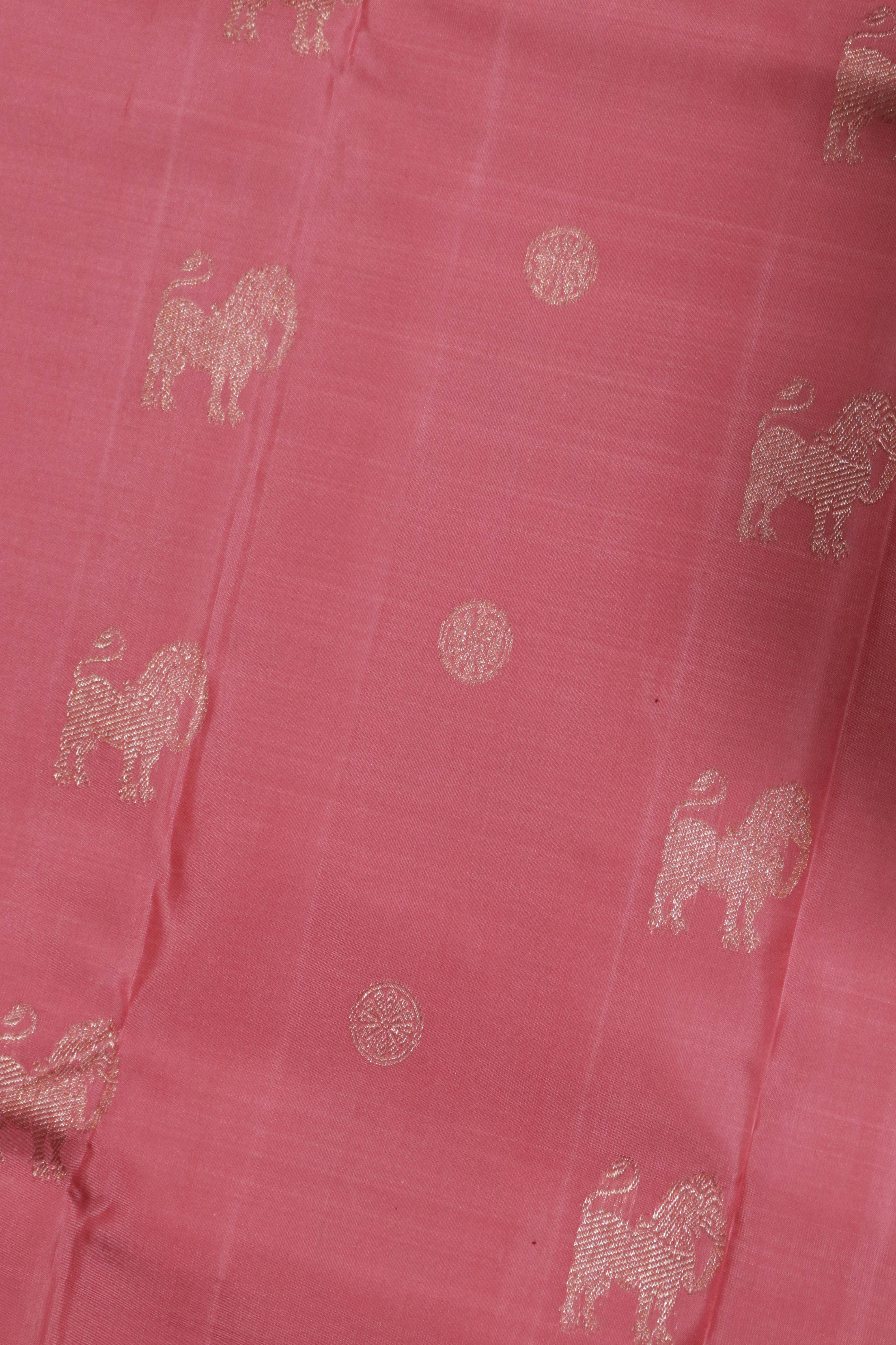 Pink Kanchivaram Silk Saree