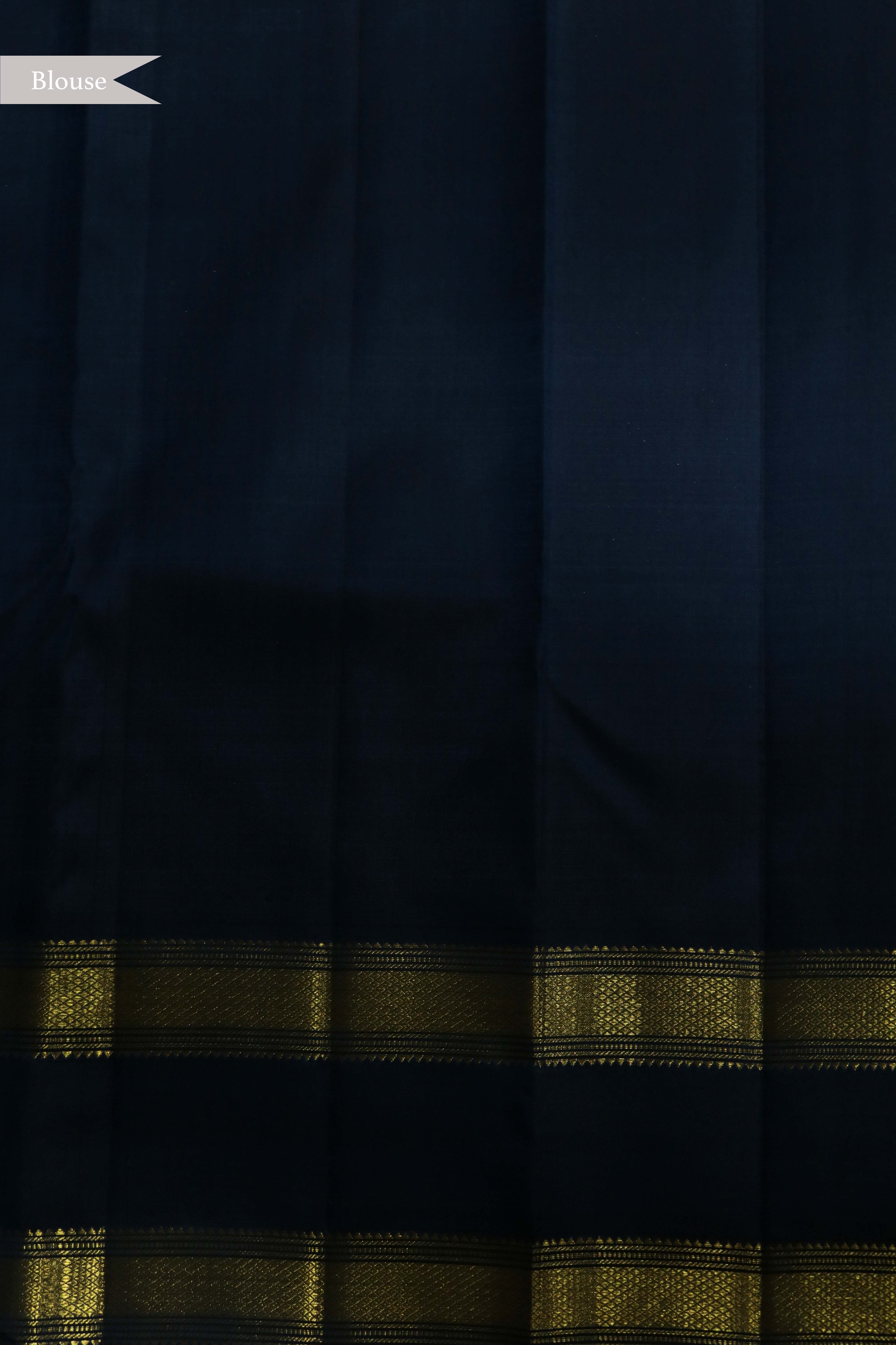 Pastel Blue Kanchivaram Silk Saree