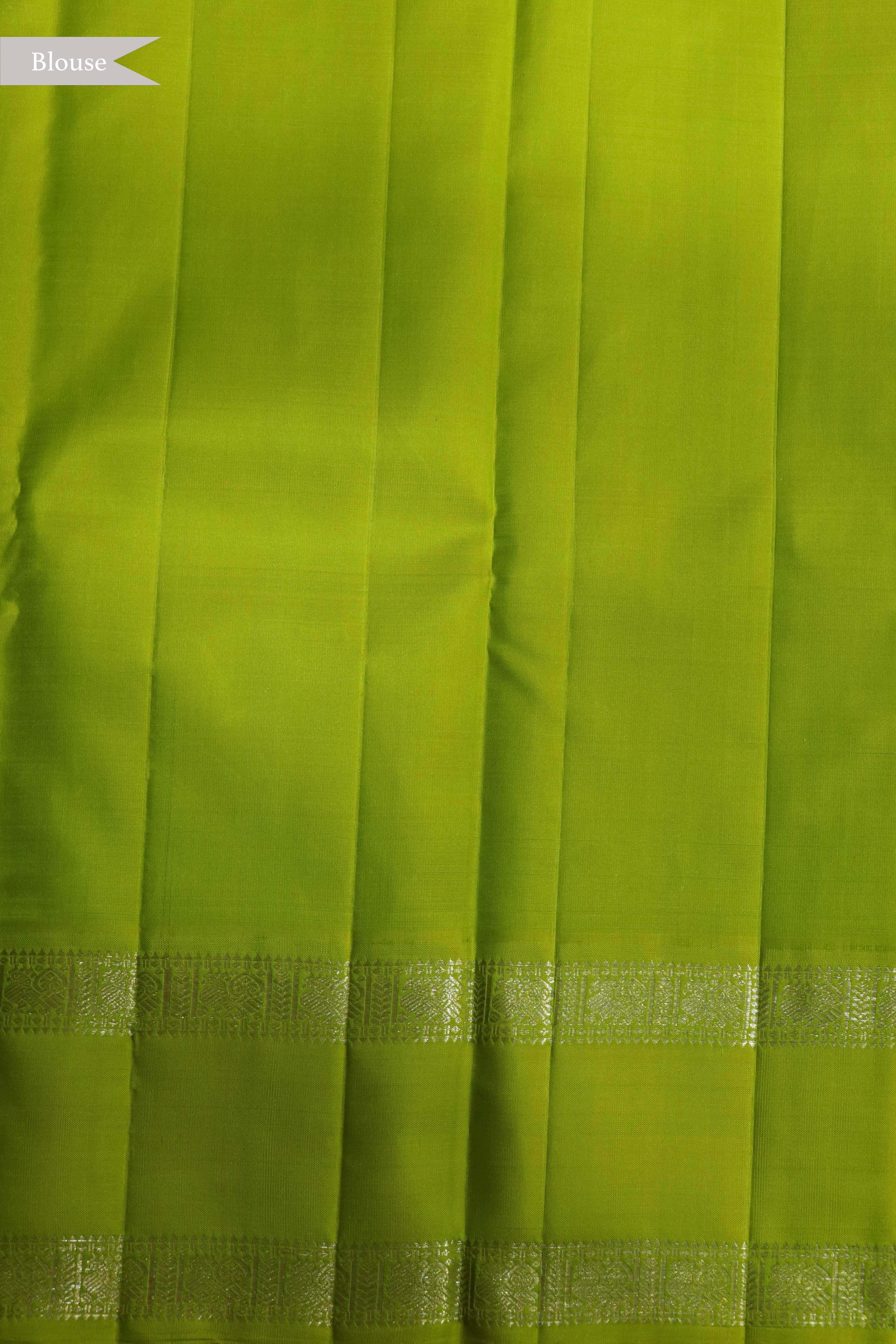 Ink Blue Kanchivaram Silk Saree