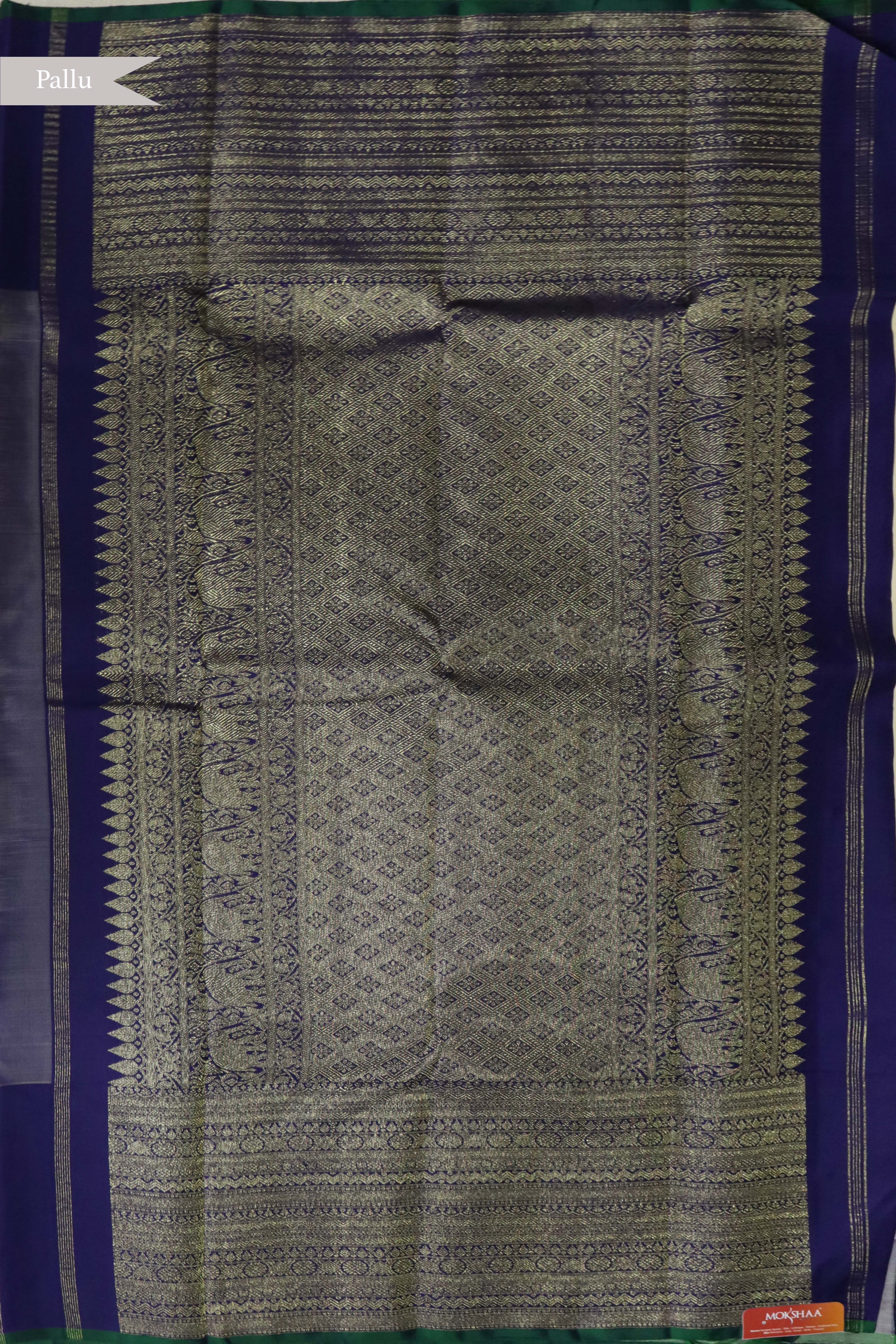Off White Kanchivaram Silk Saree