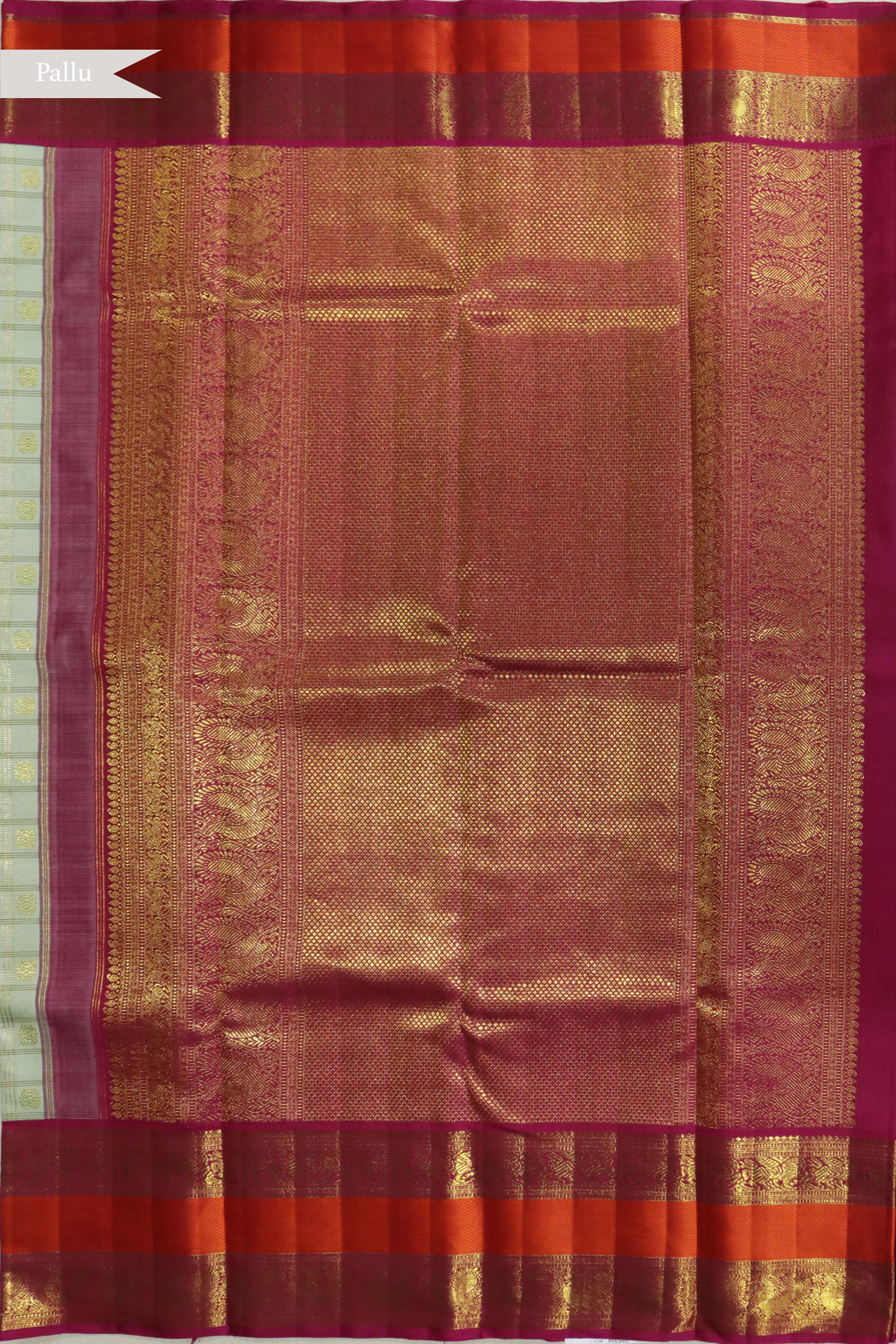 Pastel Green Kanchivaram Silk Saree