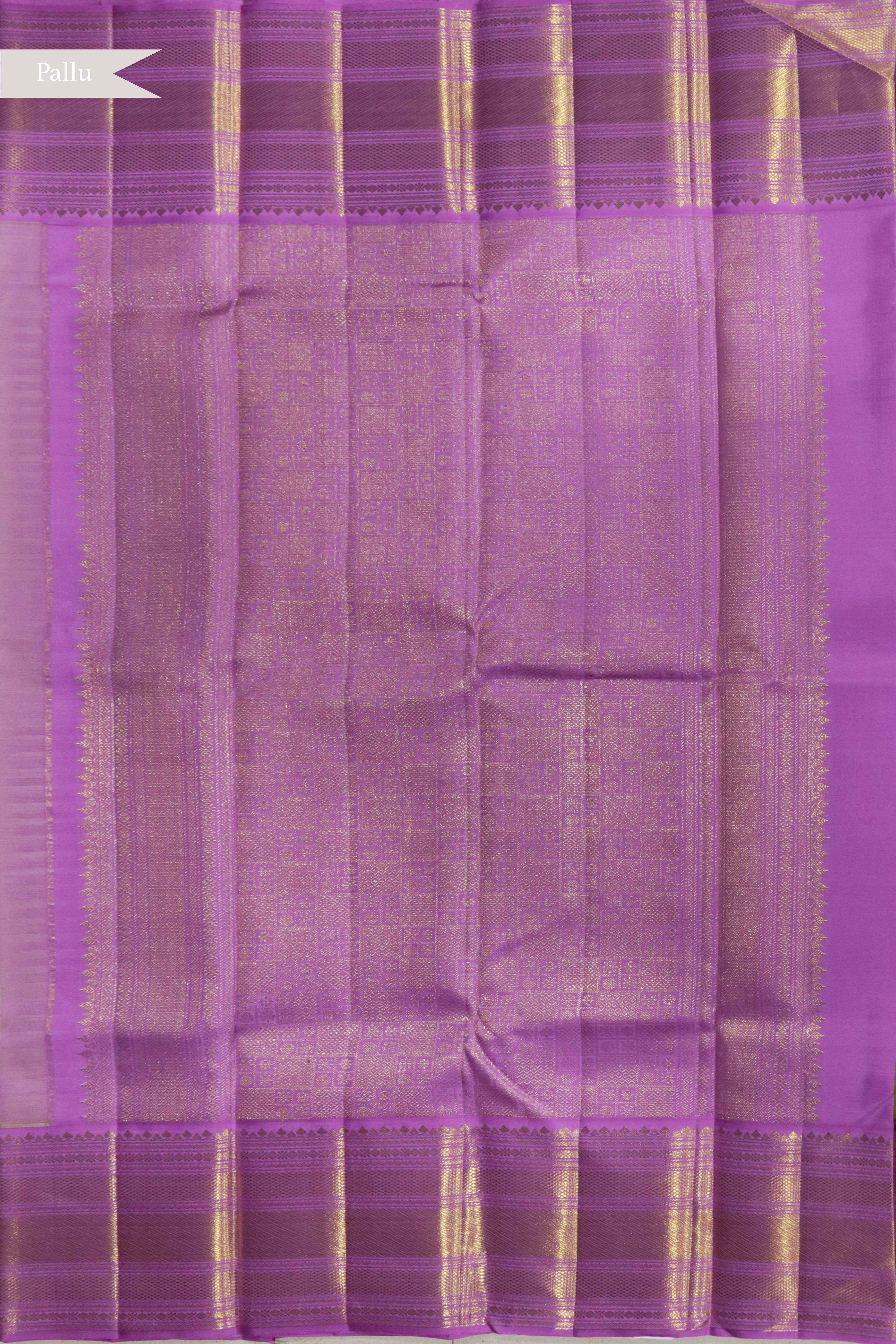 Pale Green Kanchivaram Silk Saree