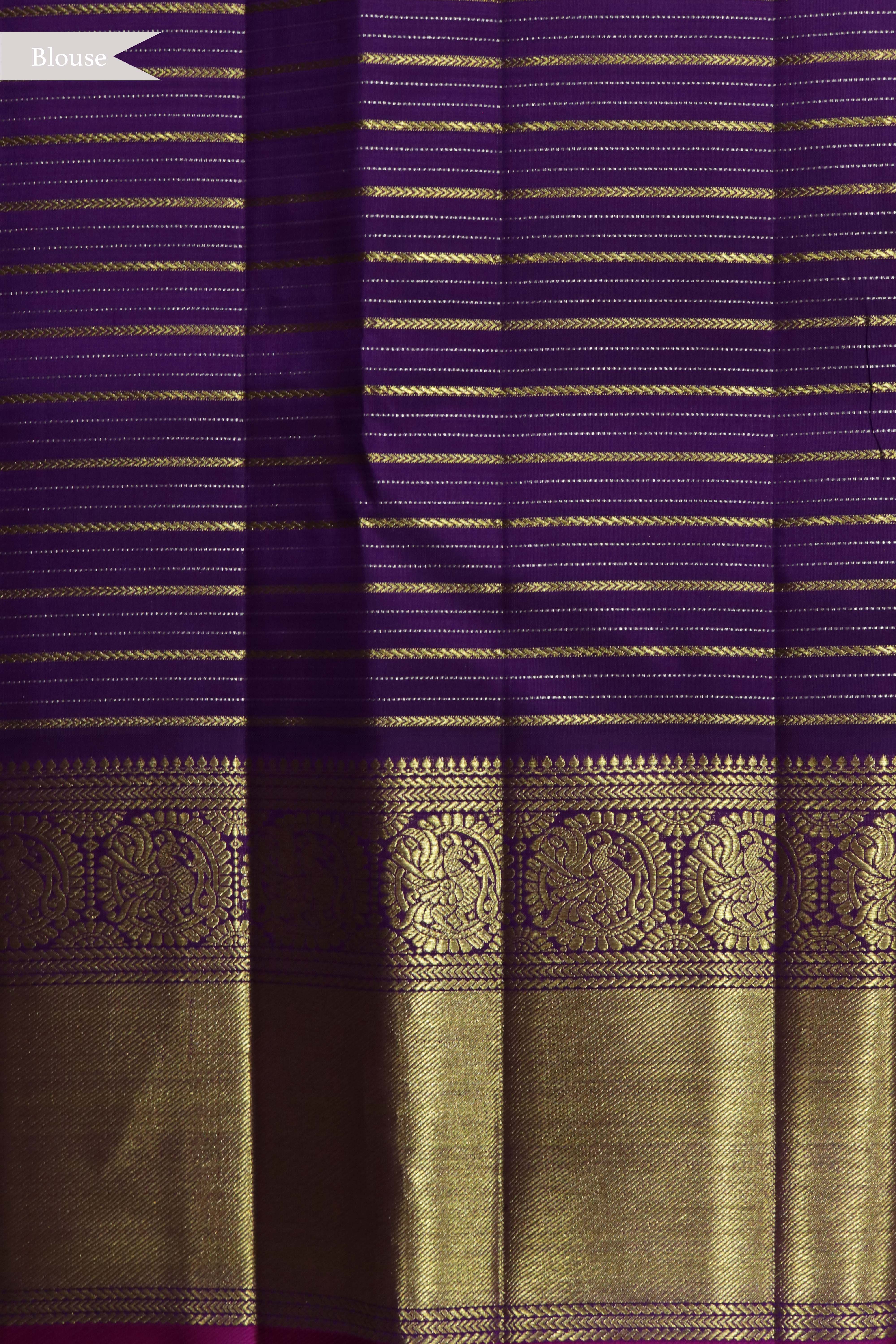 Lavender Kanchivaram Silk Saree