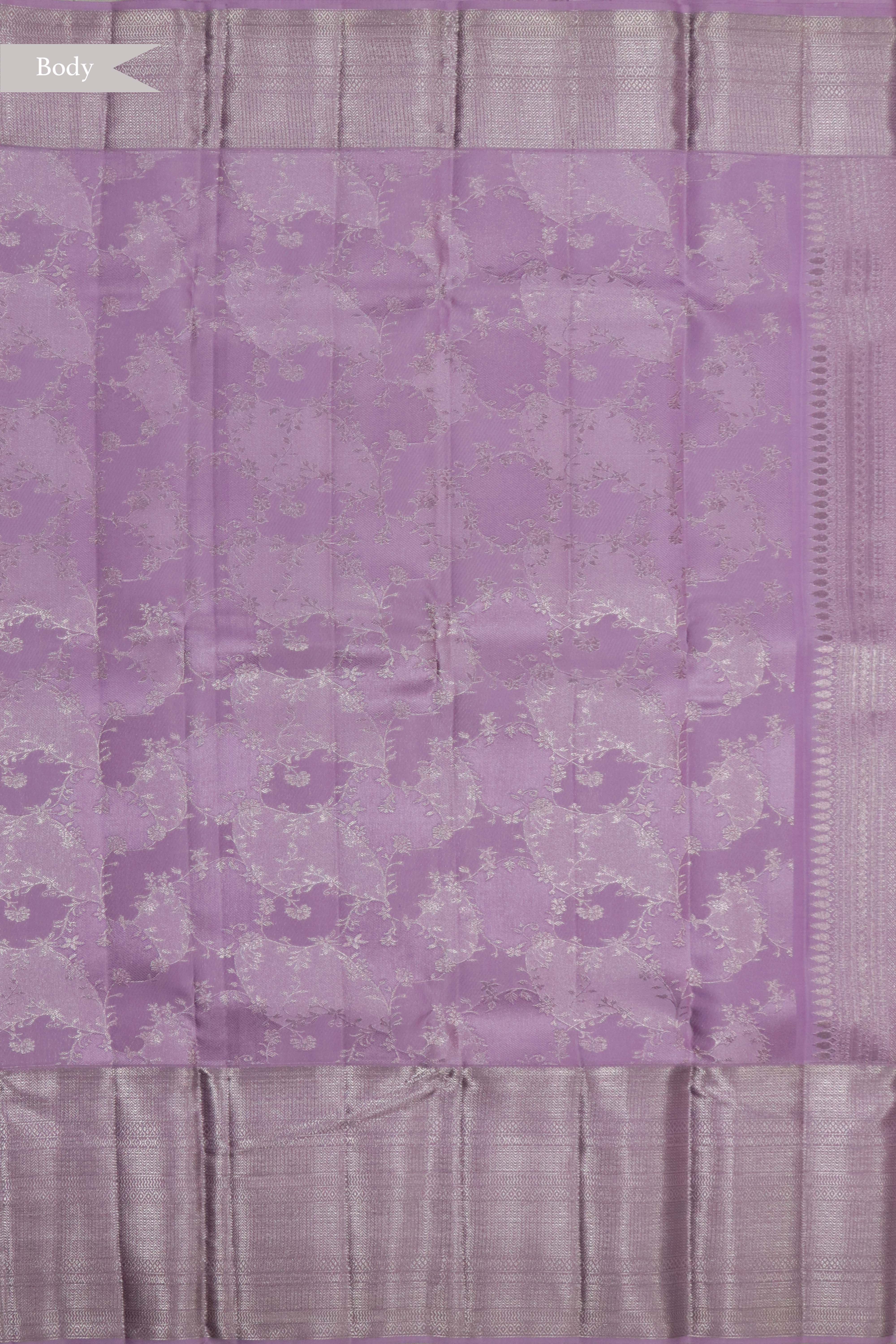 Pastel Pink Kanchivaram Silk Saree