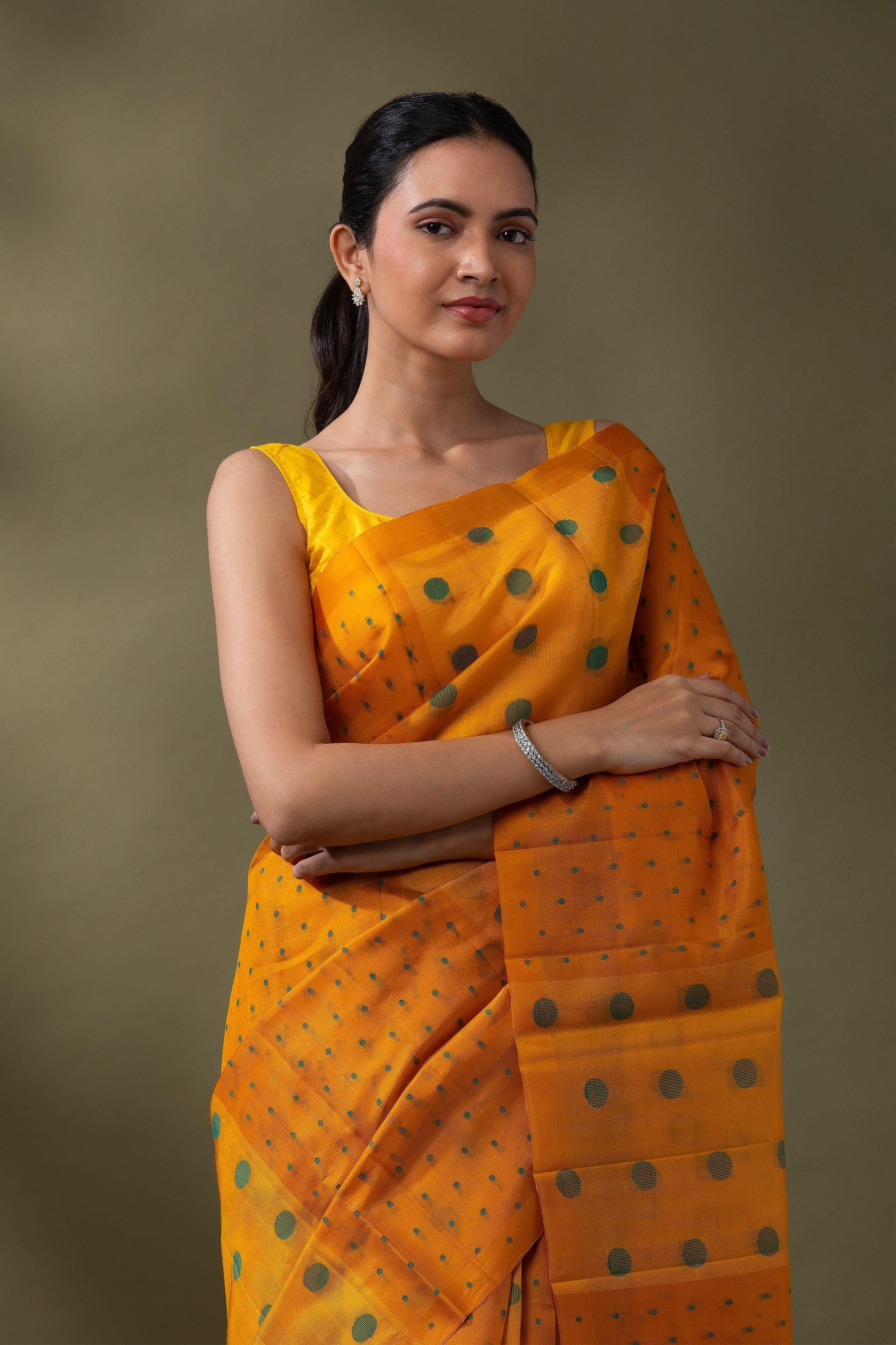 Red Soft Silk Saree (Copy)  Mokshaa