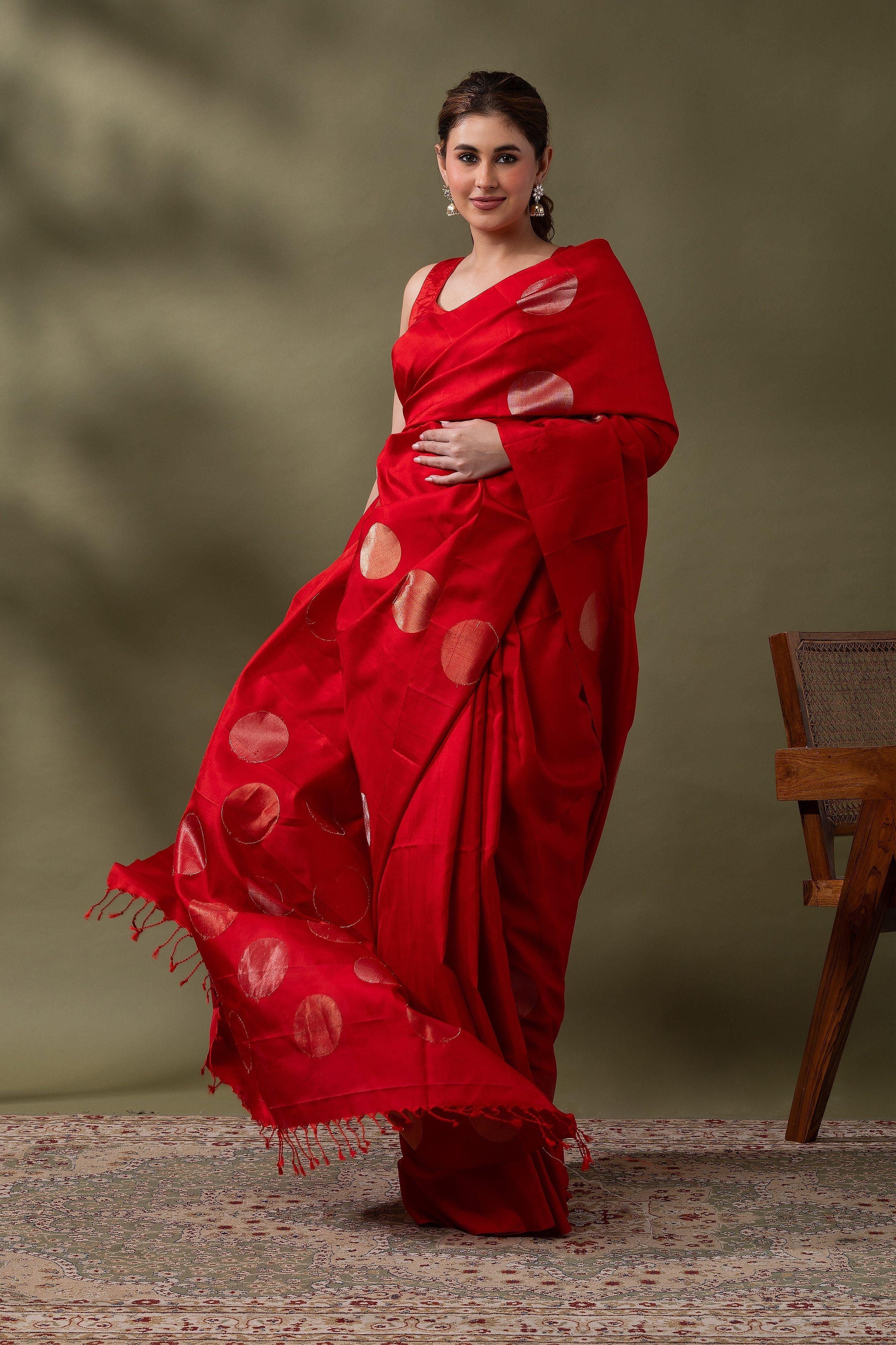 Green Soft Silk Saree (Copy) Mokshaa