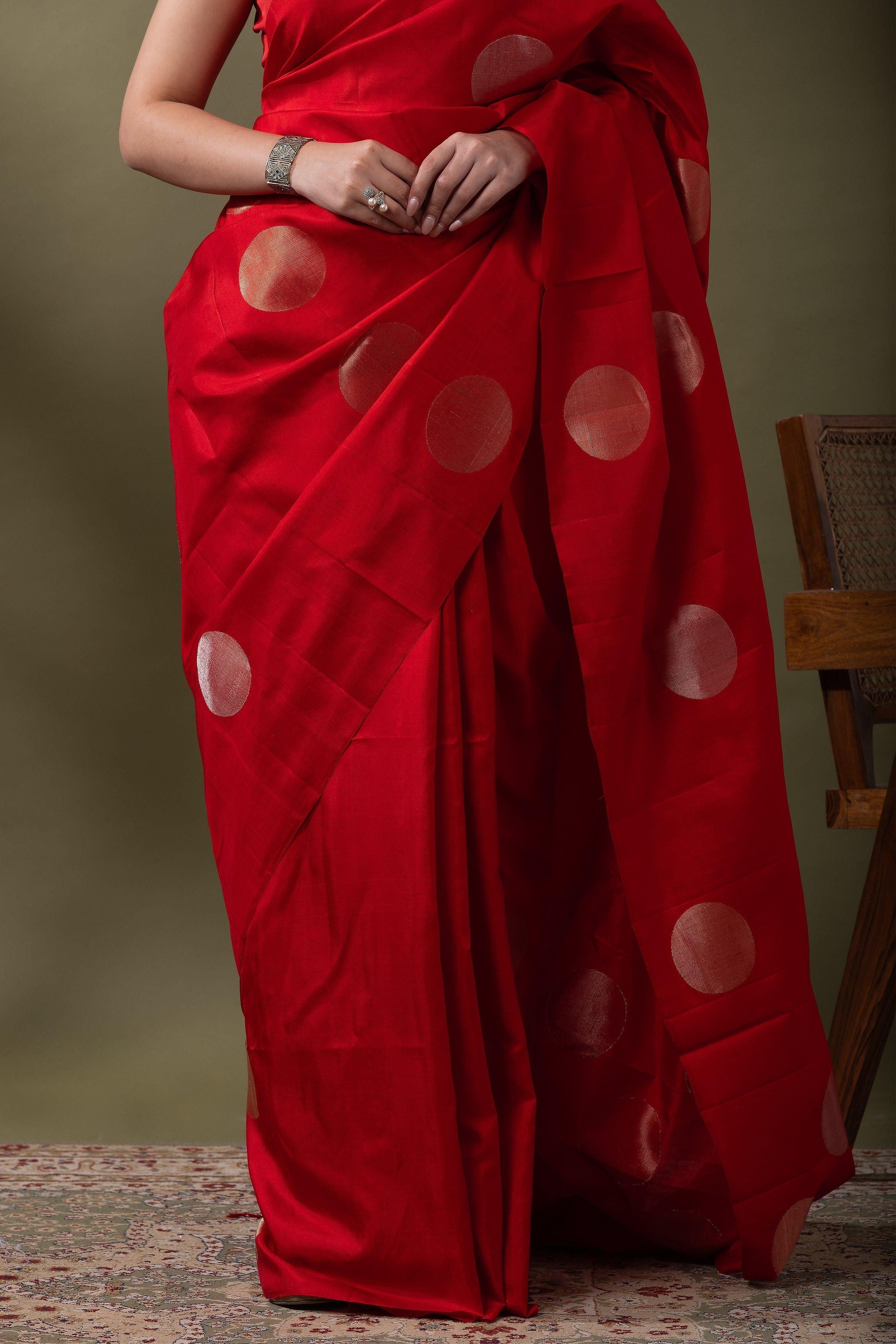 Green Soft Silk Saree (Copy) Mokshaa