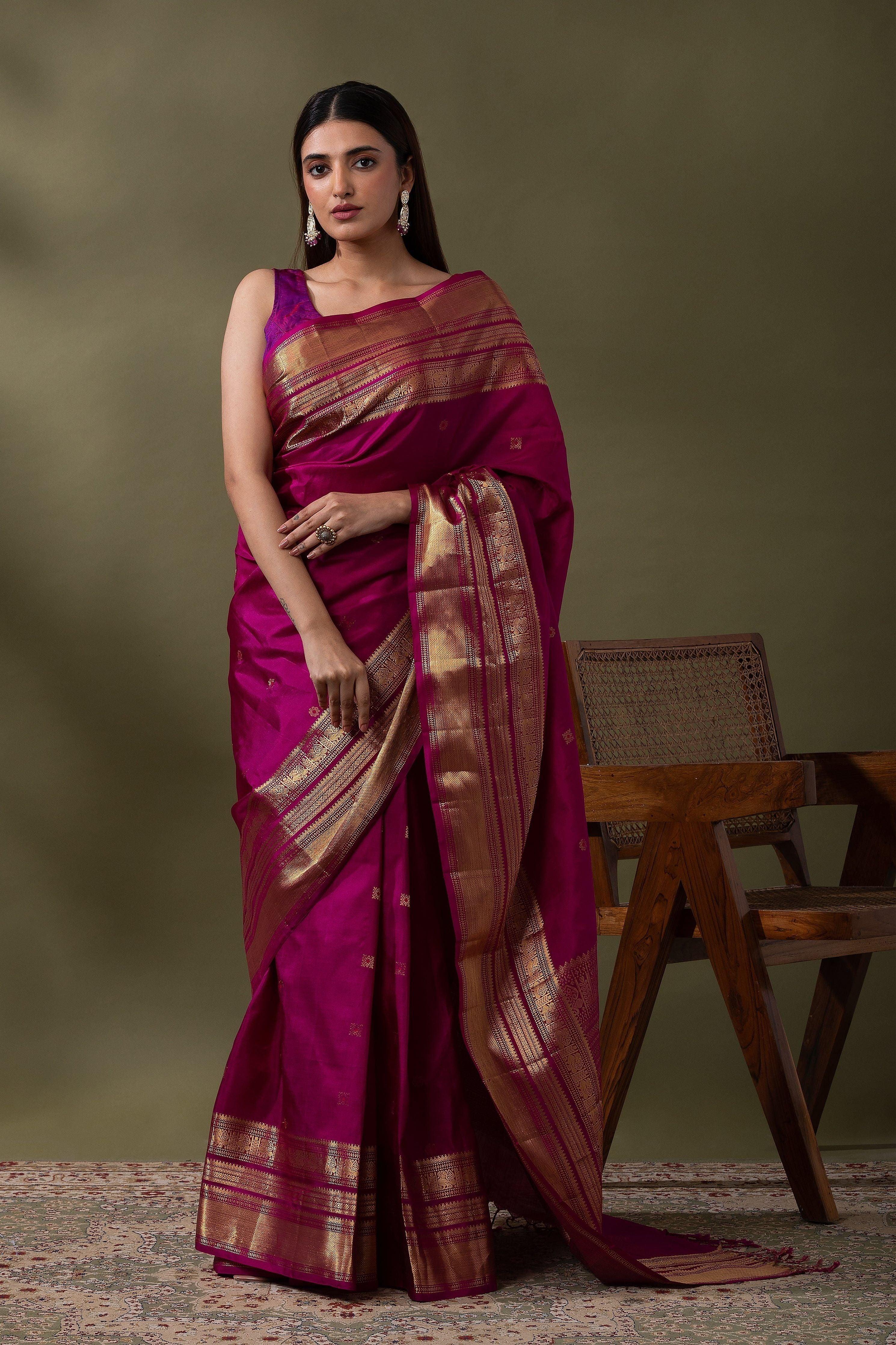 Lime Yellow Soft Silk Saree (Copy) Mokshaa