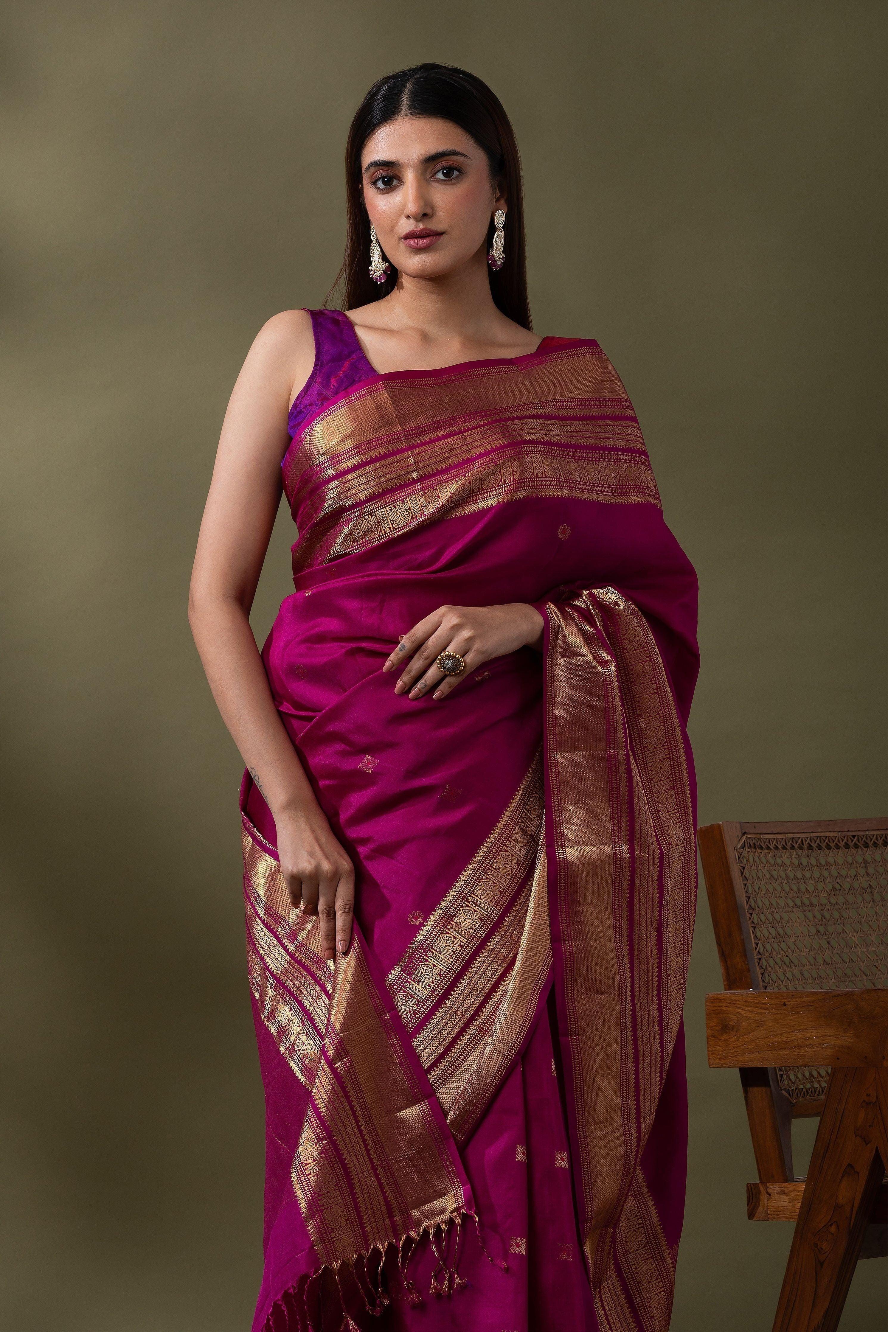 Lime Yellow Soft Silk Saree (Copy) Mokshaa