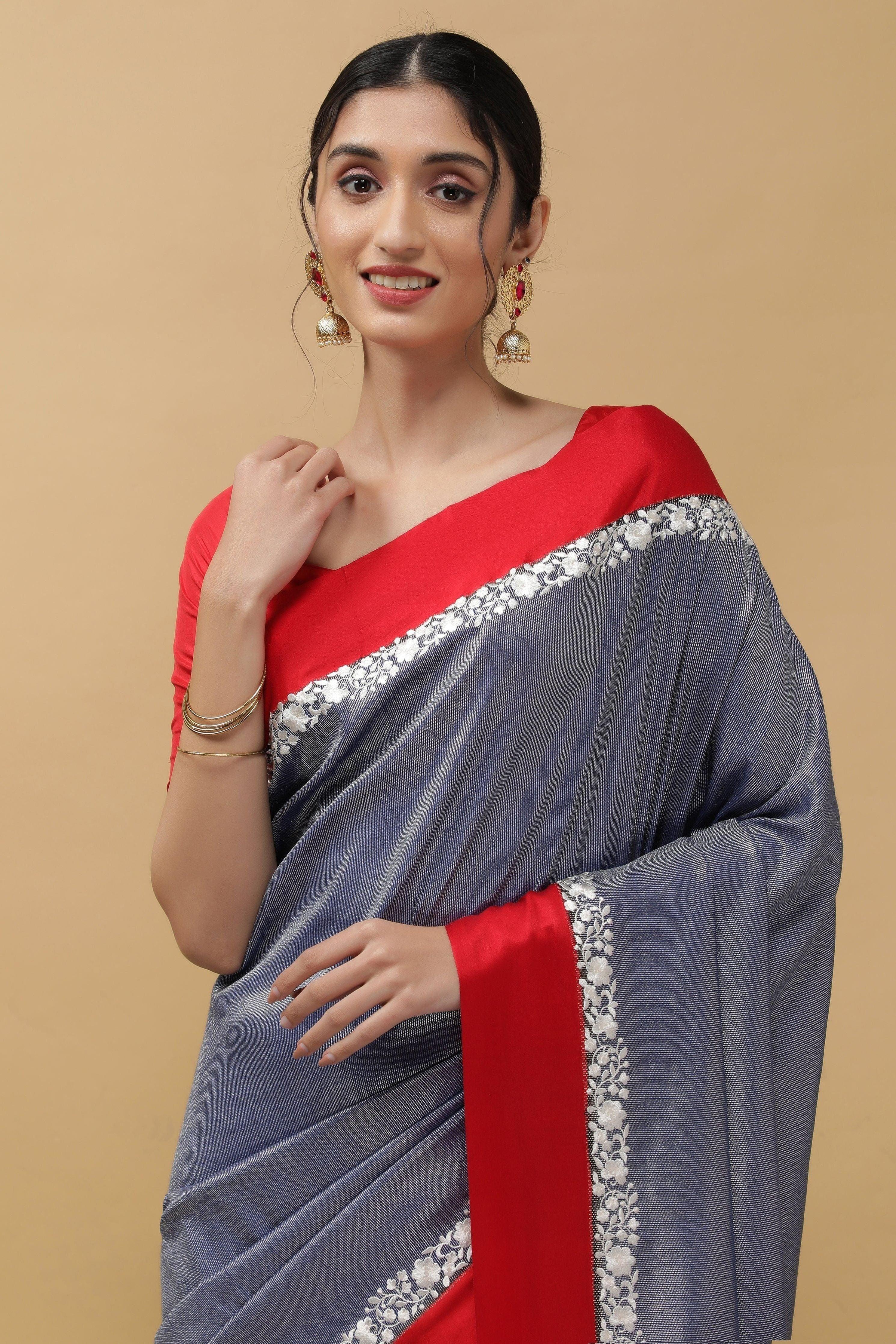 Blue Banarasi Saree - Mokshaa