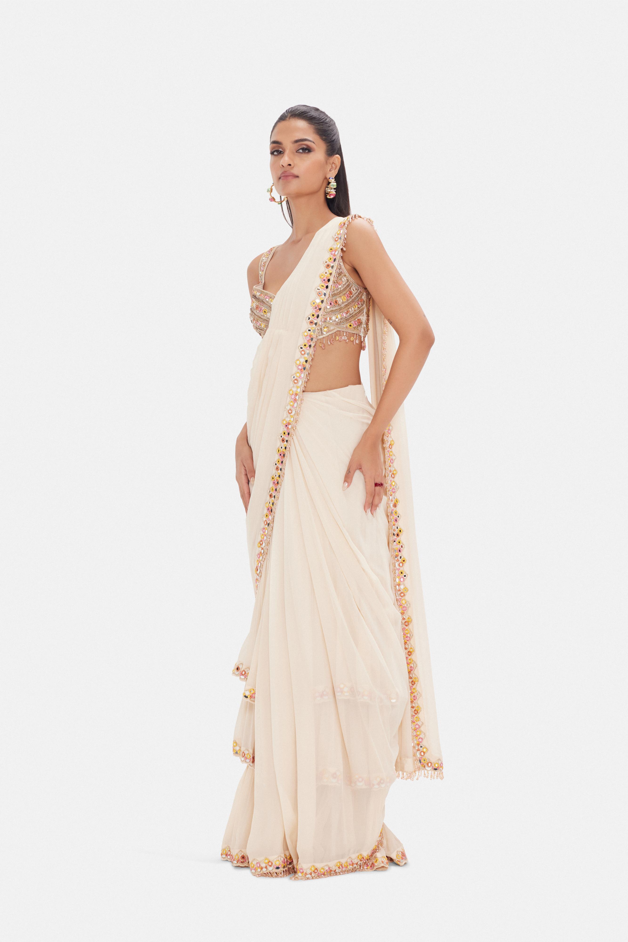 The Prism Symphony Saree