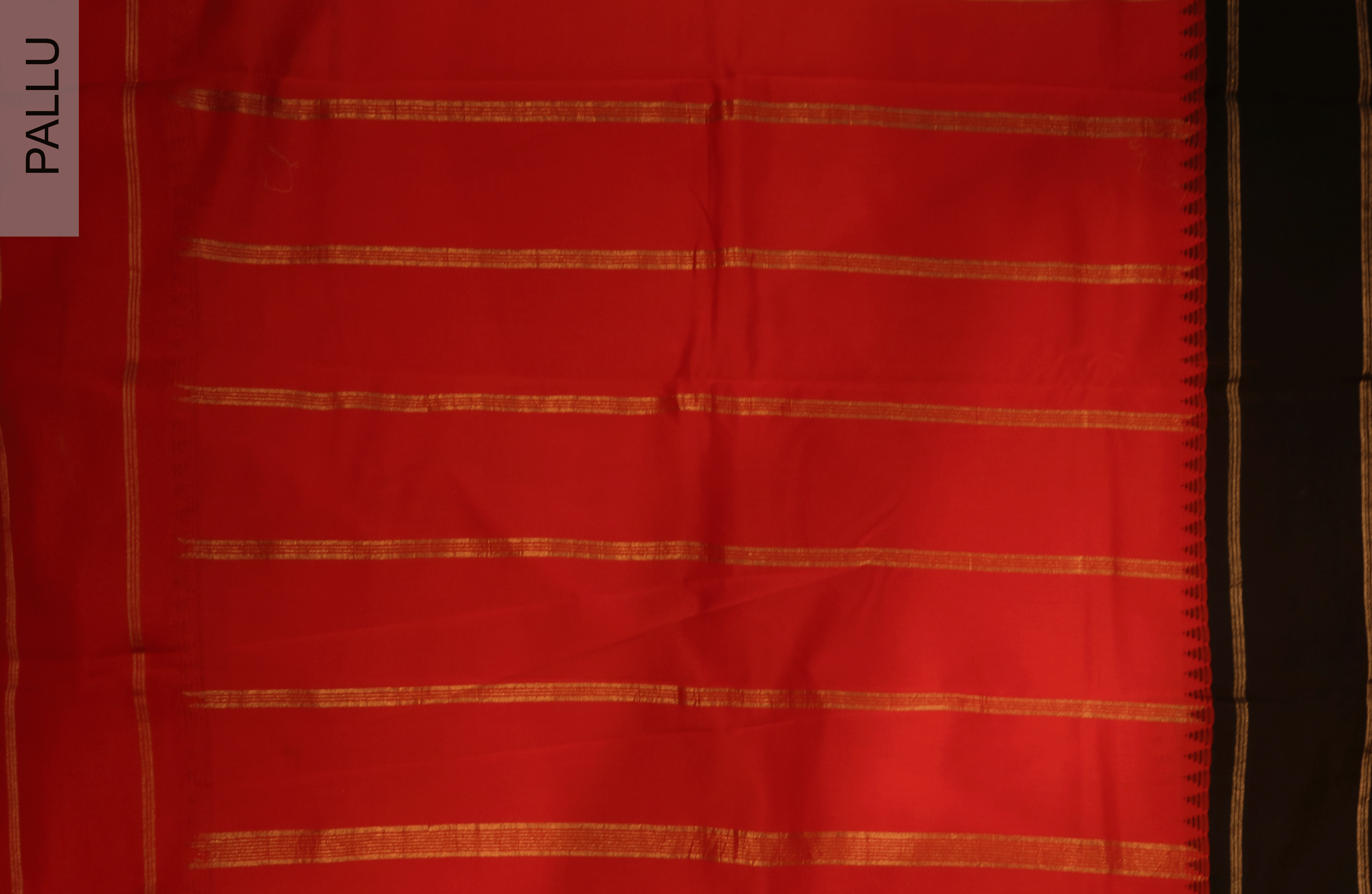 Off White Kanchipuram Silk Saree With Hand-Painted Floral Borders Mokshaa