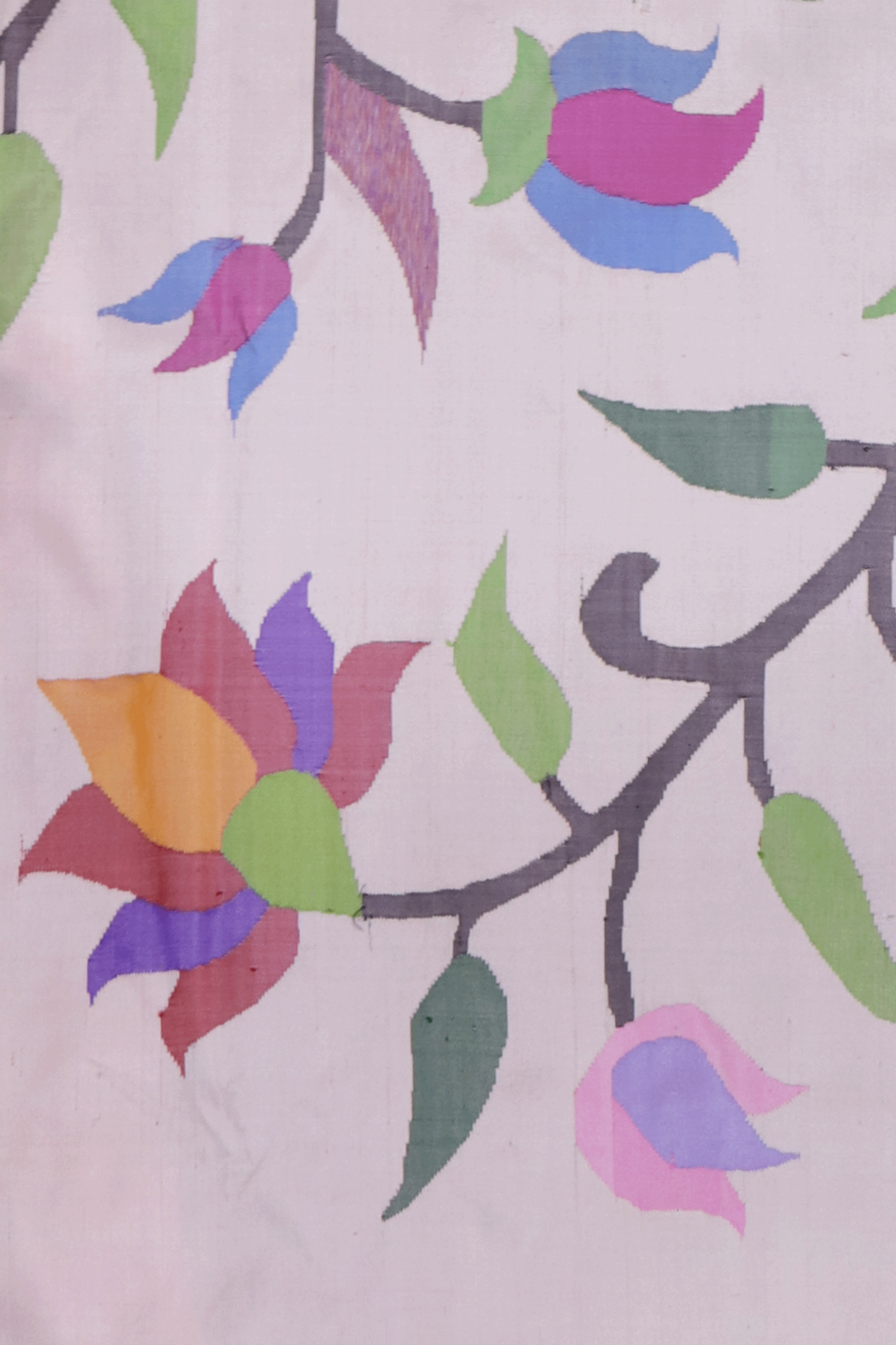 Champagne Gold Tissue Kora Banarasi Saree with Trellis Motifs (Copy) Mokshaa