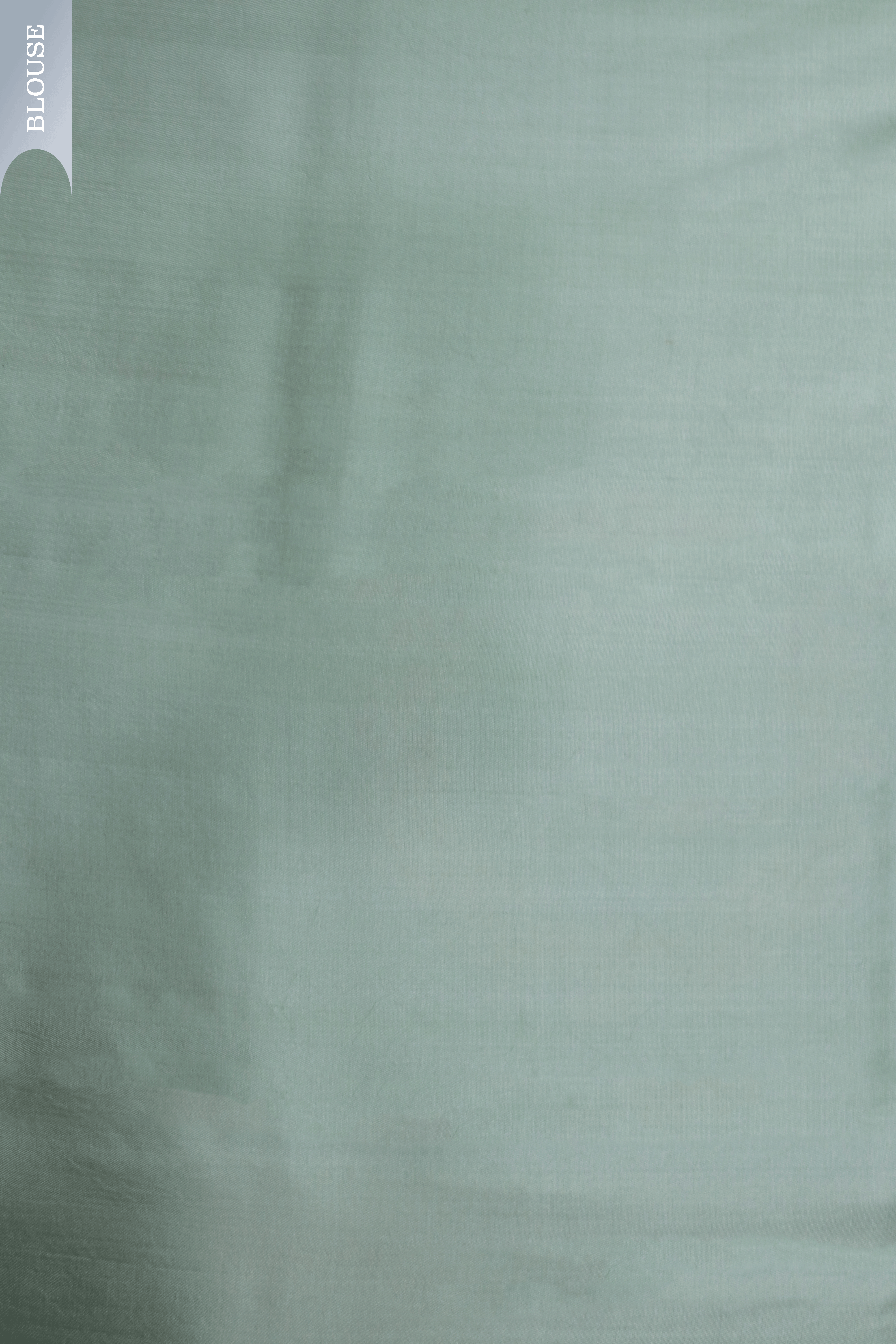 Mint Green Banarasi Silk Saree with Antique Zari Medallions Mokshaa