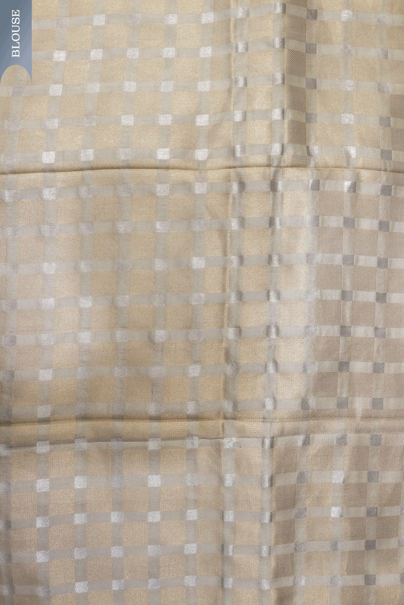 Sun Yellow Banaras Tissue Silk Saree with Zari Floral Buttas and Rich Golden Pallu  Mokshaa