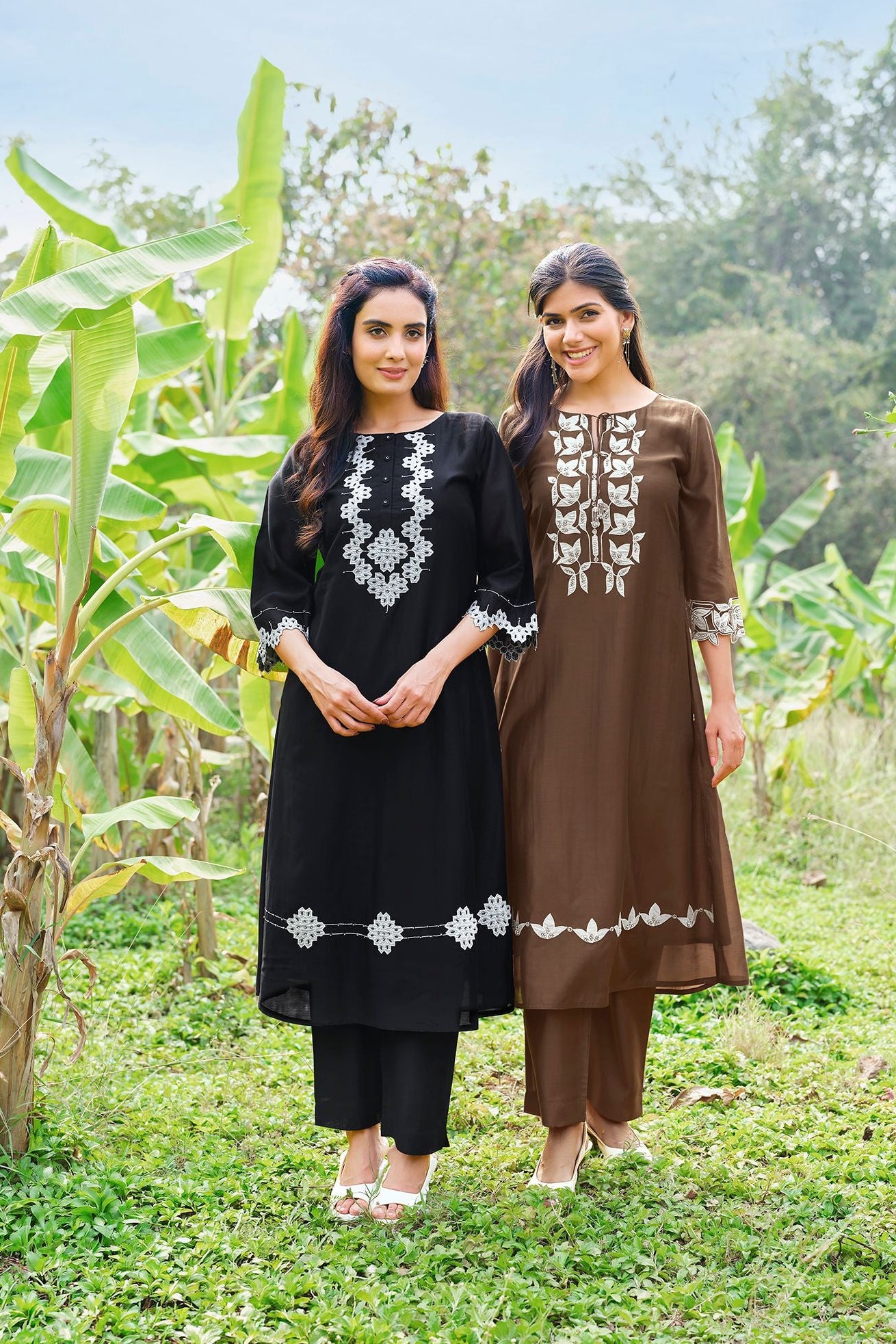 Brown Kurta Set