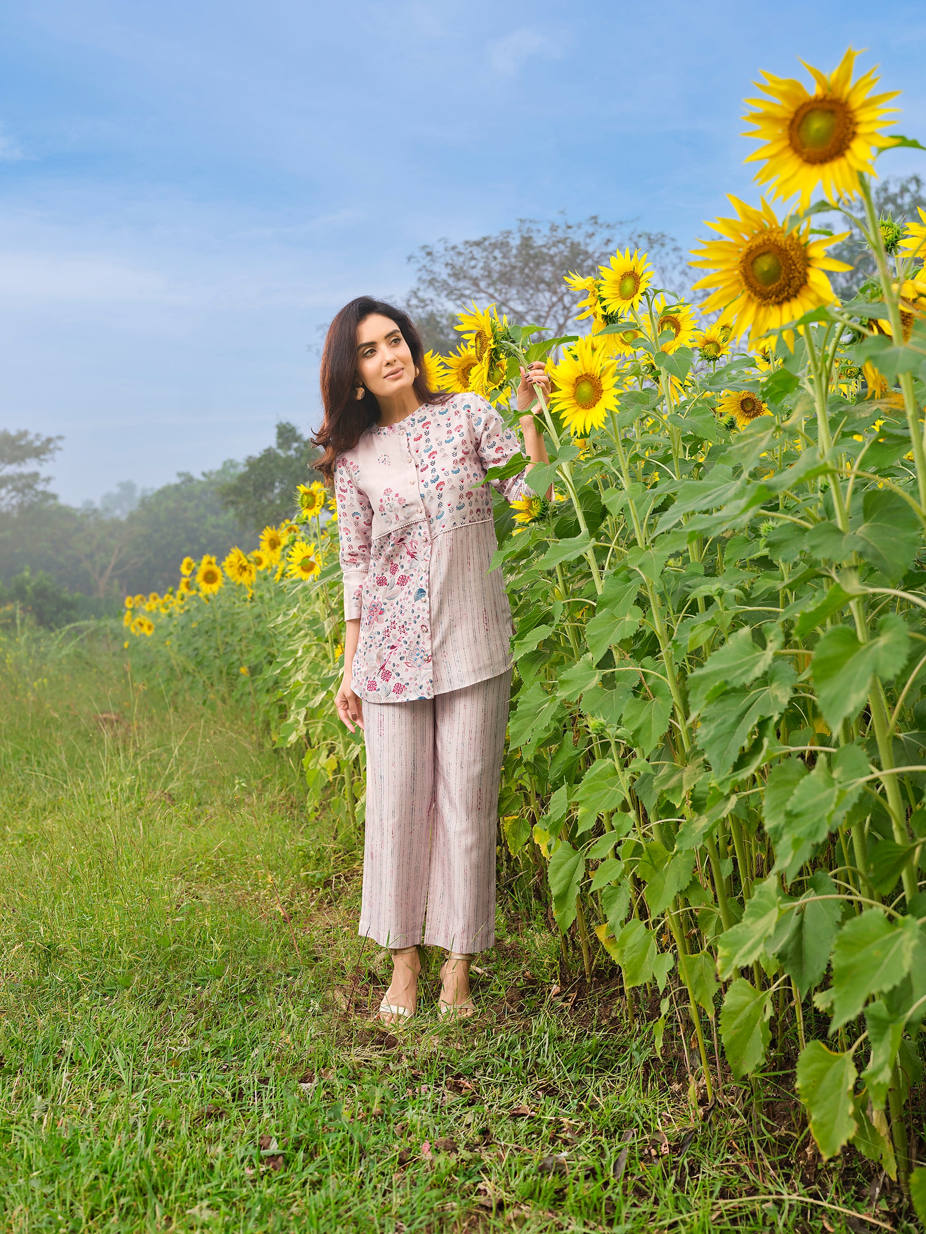 Blush Pink Printed Co-ord Set
