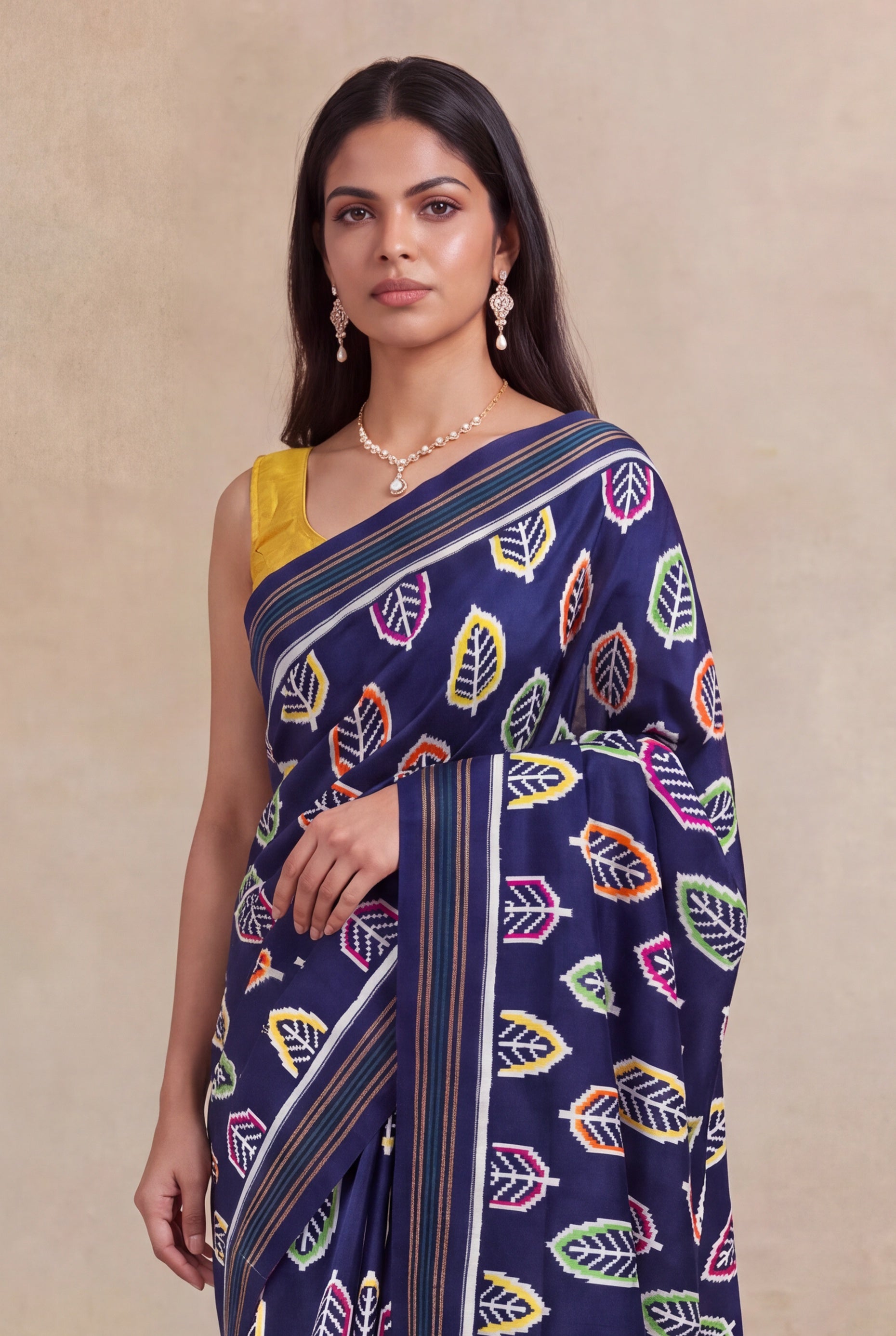 Blue Pattan Patola Silk Saree