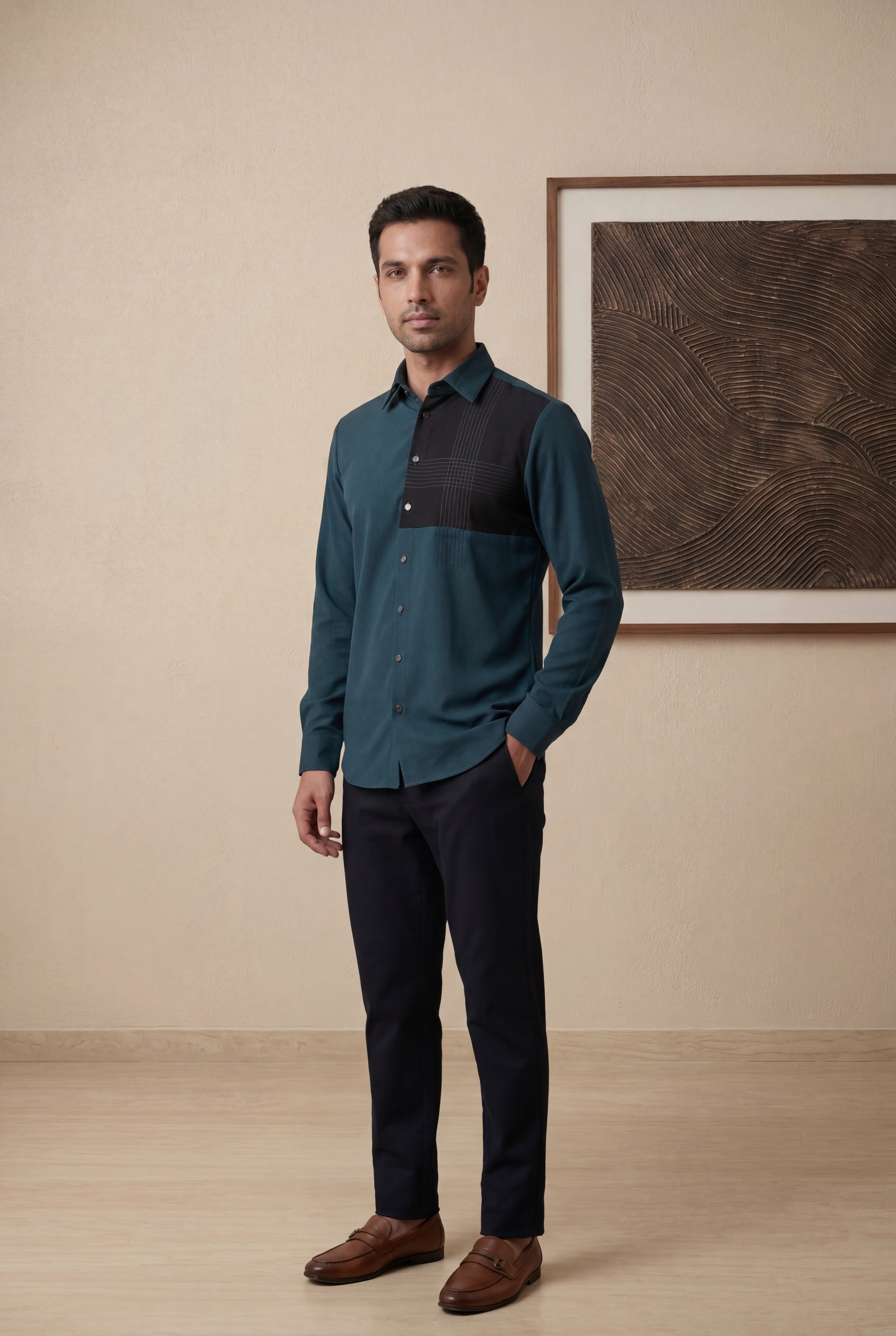 Green Bomario Full Sleeve Shirt