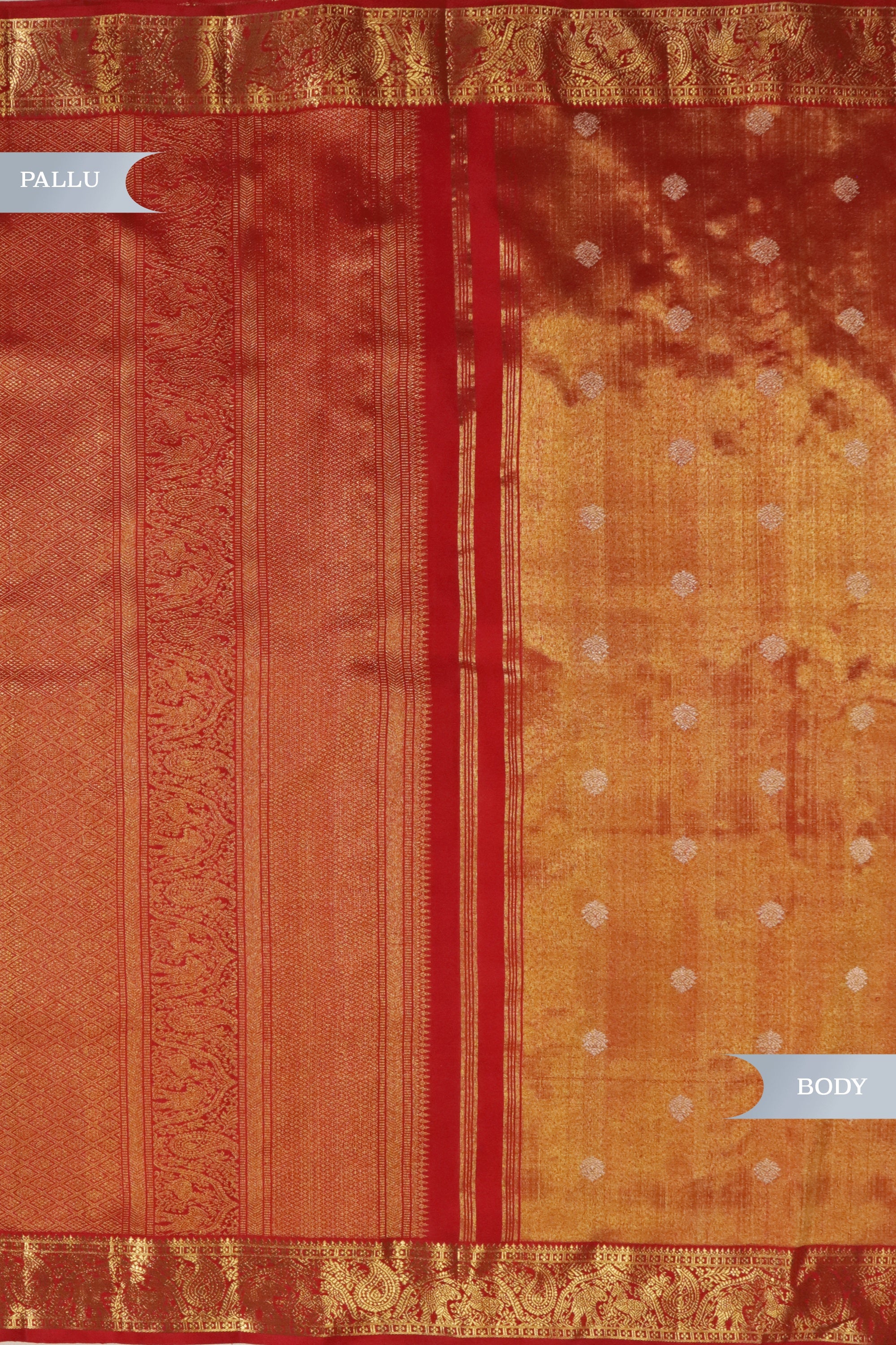 Red Kanchivaram Silk Saree