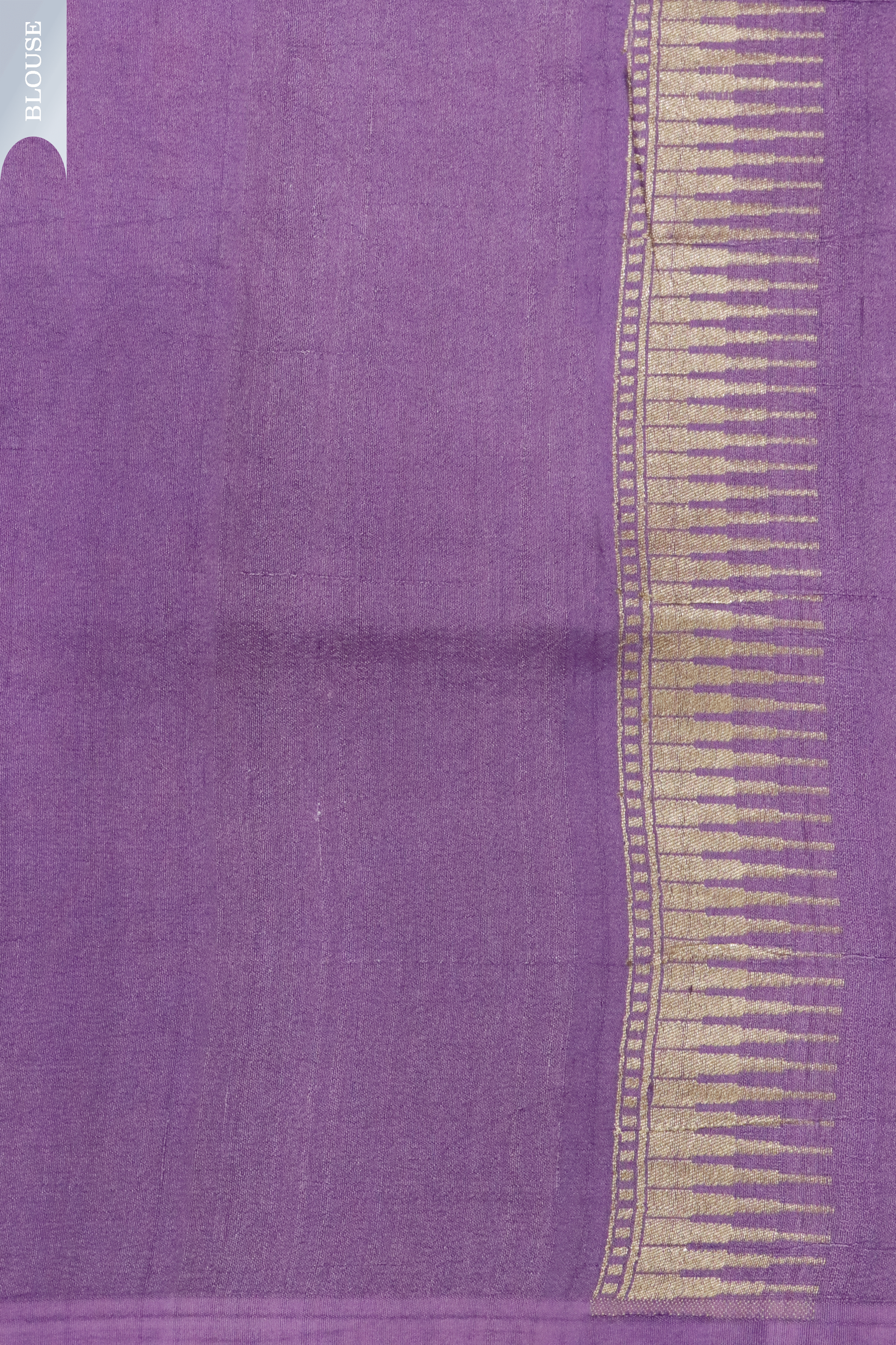 Light Purple Banarasi Tussar Georgette Saree with Multicolor Floral Meenakari