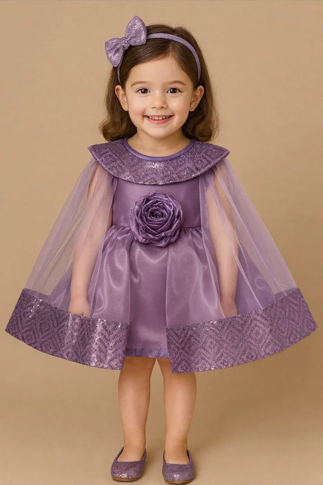 Purple Party Dress | Mokshaa