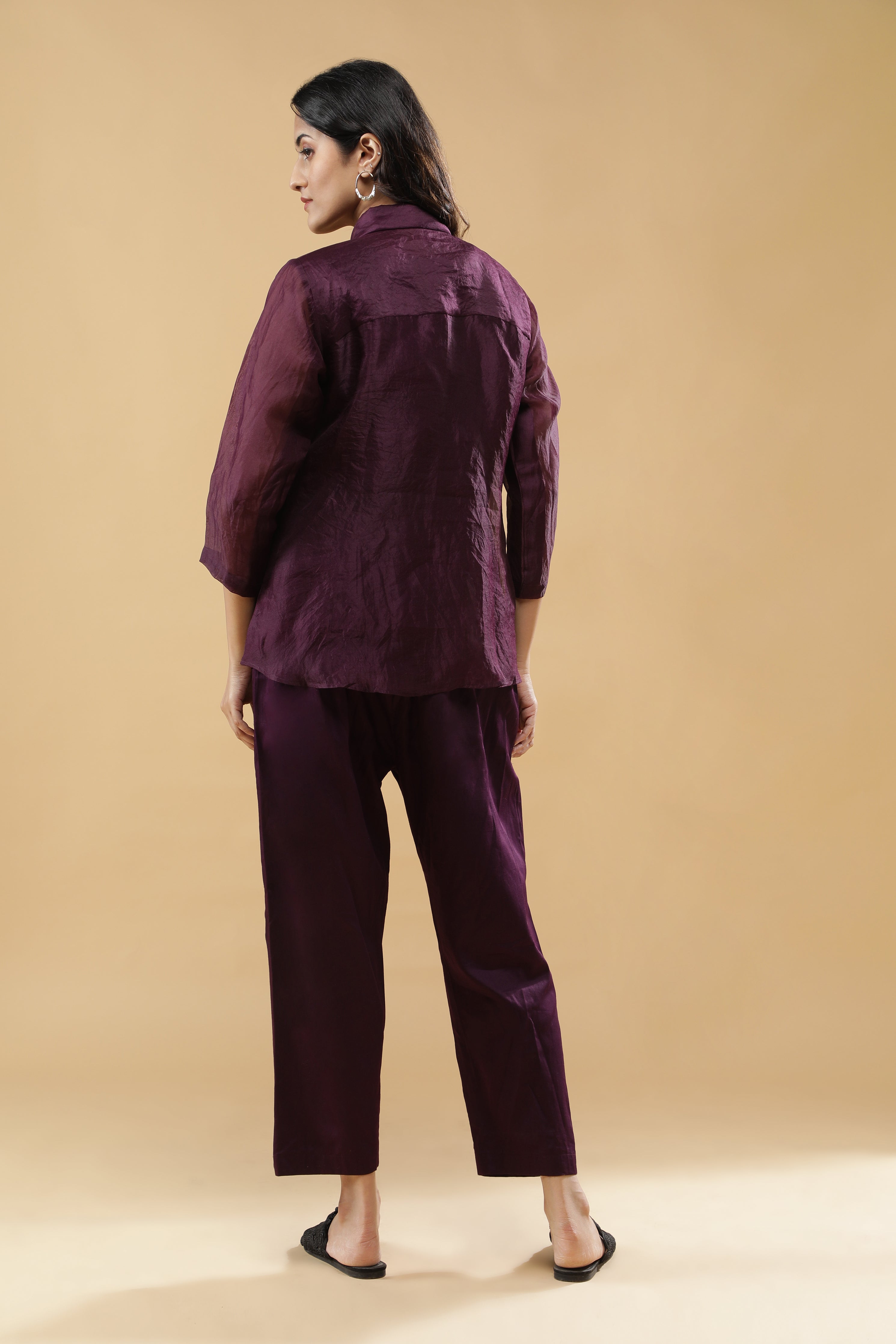 Deep Plum Co-ord Set