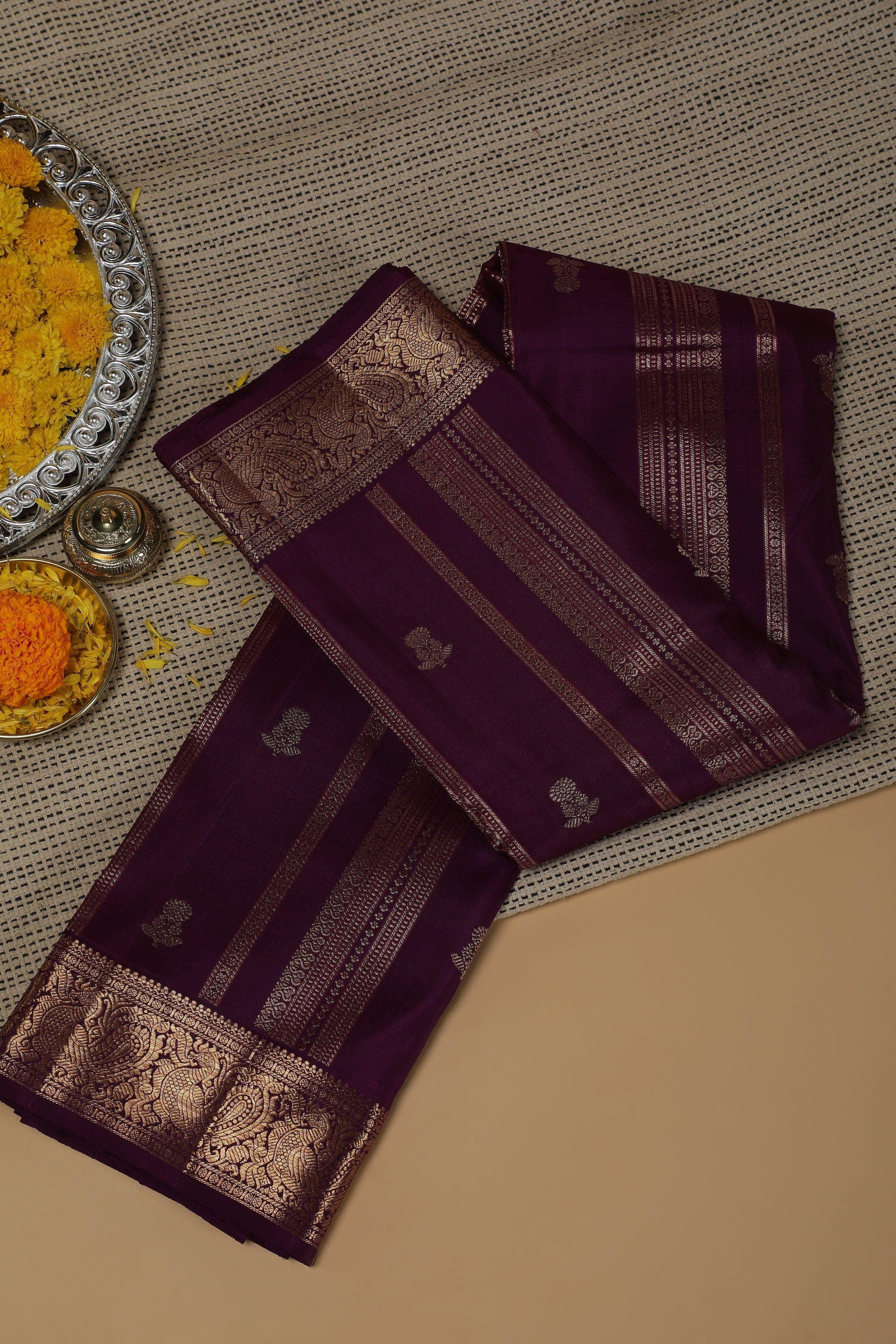 Soft Pink Kanchipuram Silk Saree (Copy)  Mokshaa