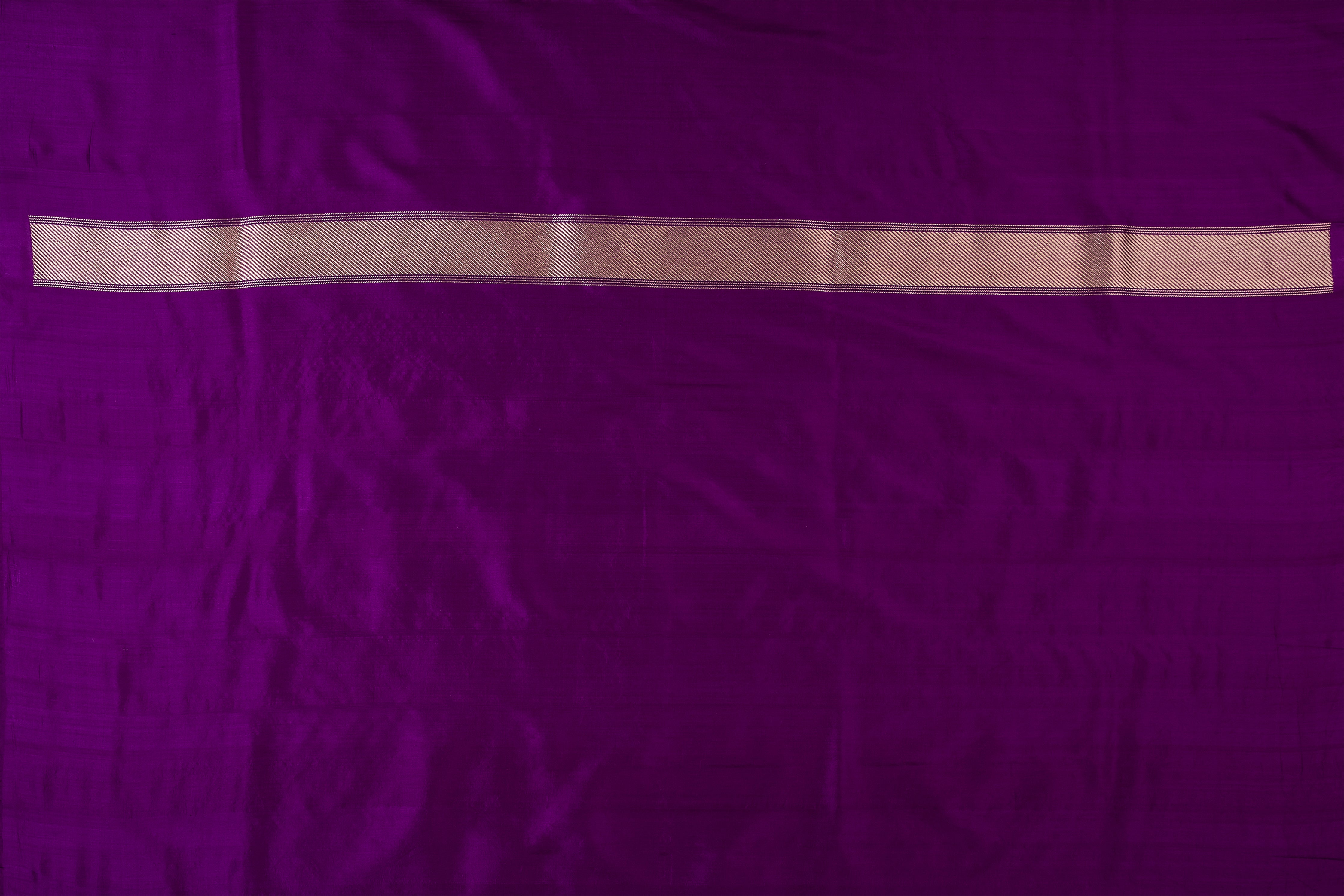 Purple Banaras Silk Saree - Mokshaa