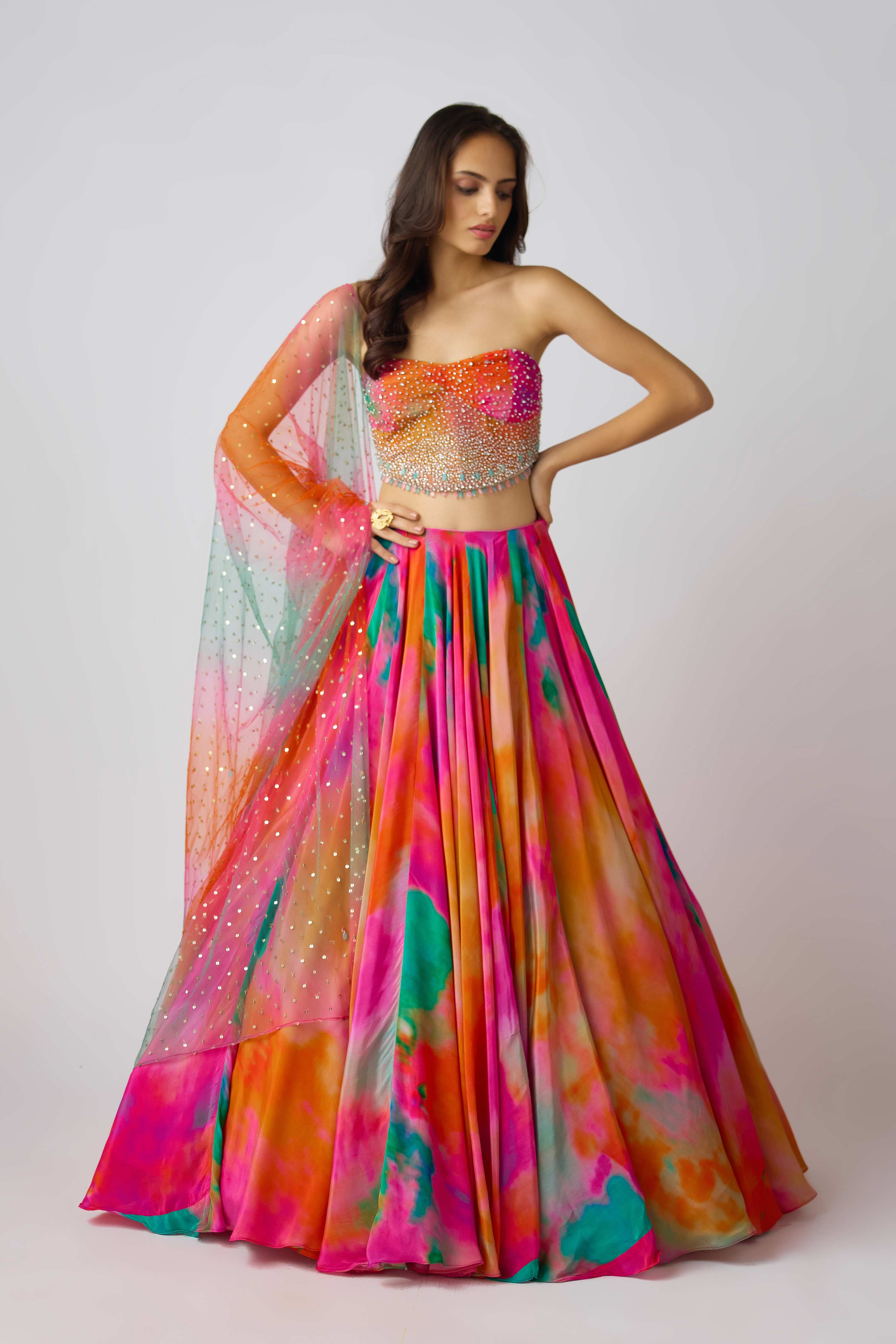 The Sunscape Lehenga  Mokshaa